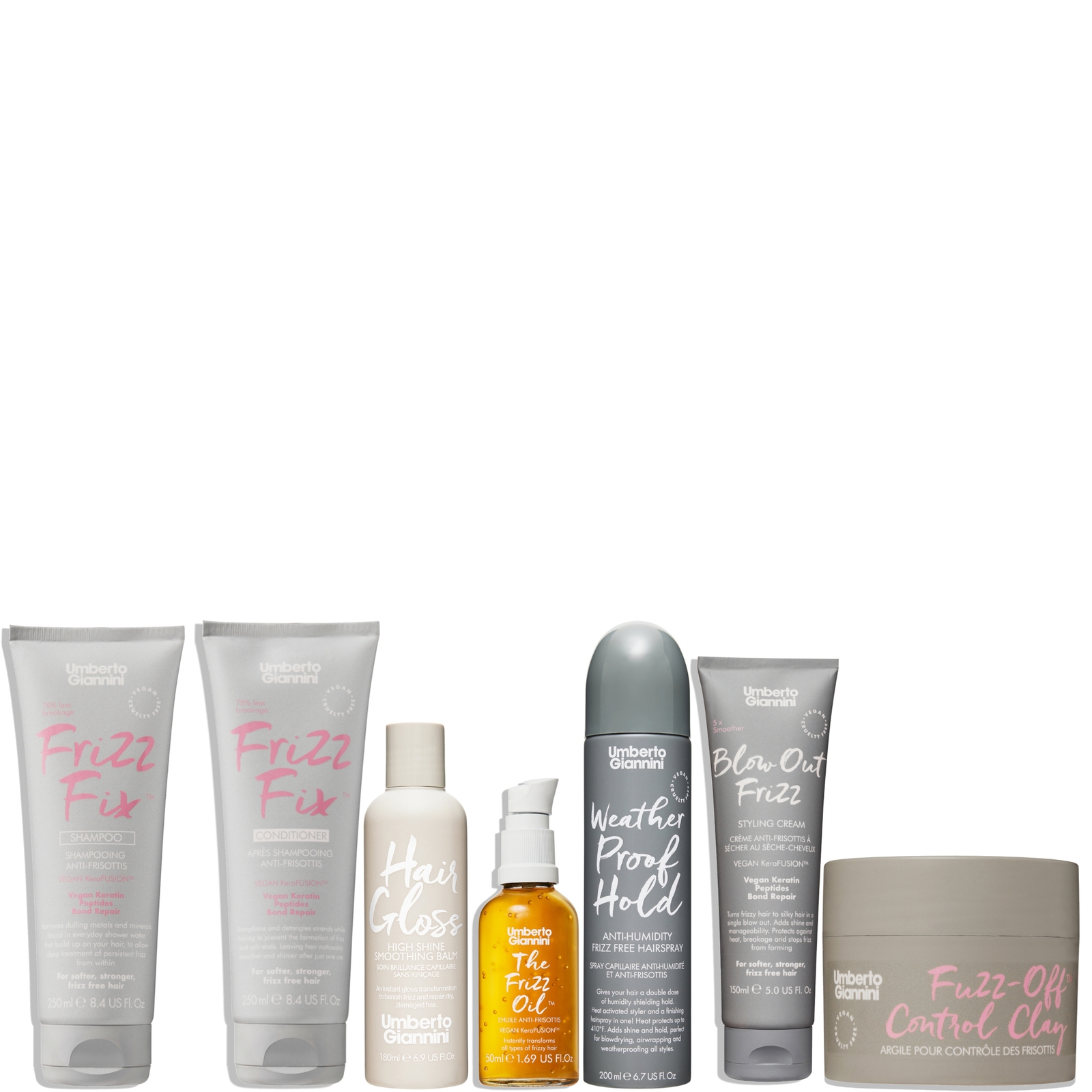 

Umberto Giannini The Ultimate Frizz Fix Hair Kit