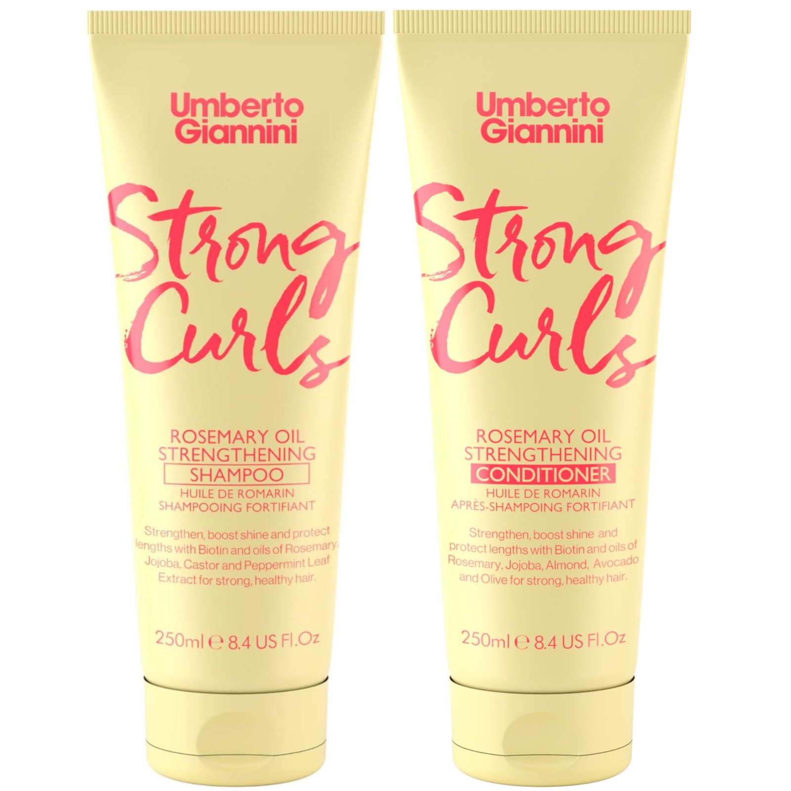 UMBERTO GIANNINI STRONG CURLS STRENGTHENING SHAMPOO & CONDITIONER DUO