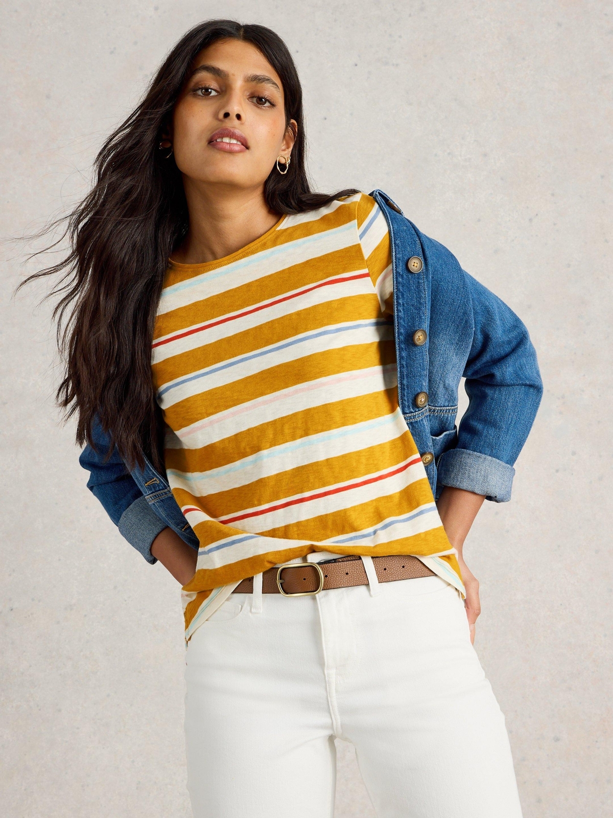 Gestreiftes T-Shirt Abbie - 42