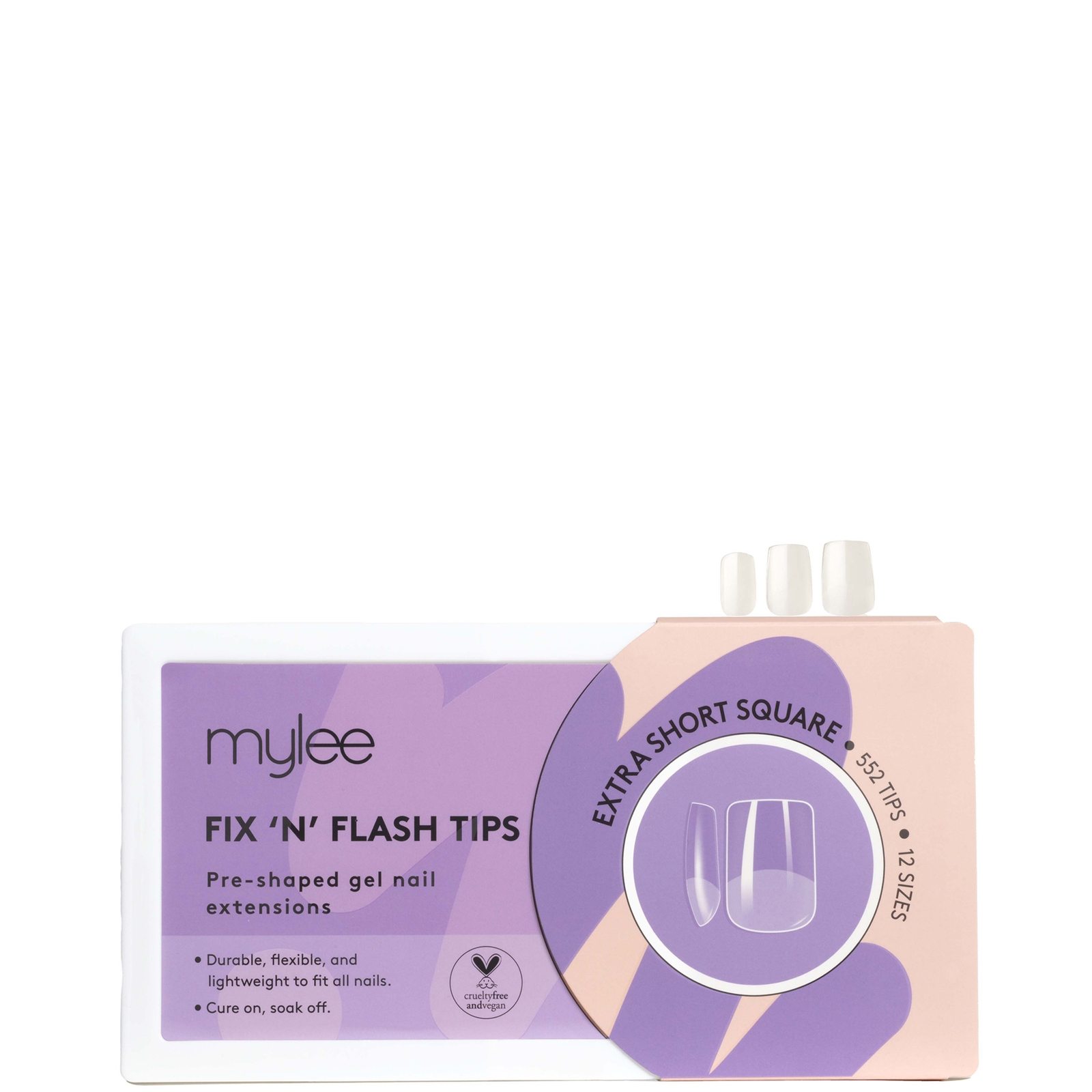 Mylee Fix 'n' Flash Tips - Extra Short Square