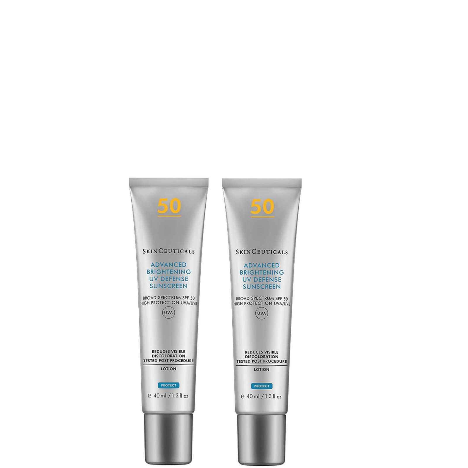 

SkinCeuticals Advanced Brightening UV Defense SPF50 Sunscreen 40ml Duo