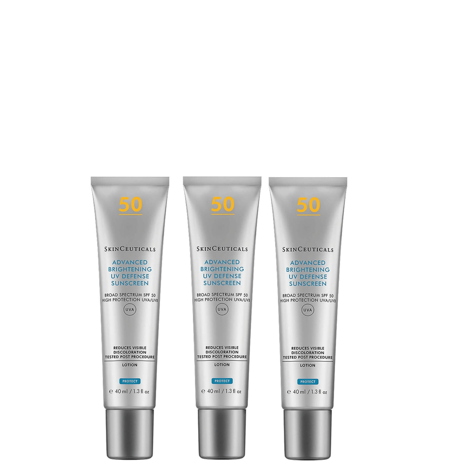 

SkinCeuticals Advanced Brightening UV Defense SPF50 Sunscreen 40ml (Three Pack)