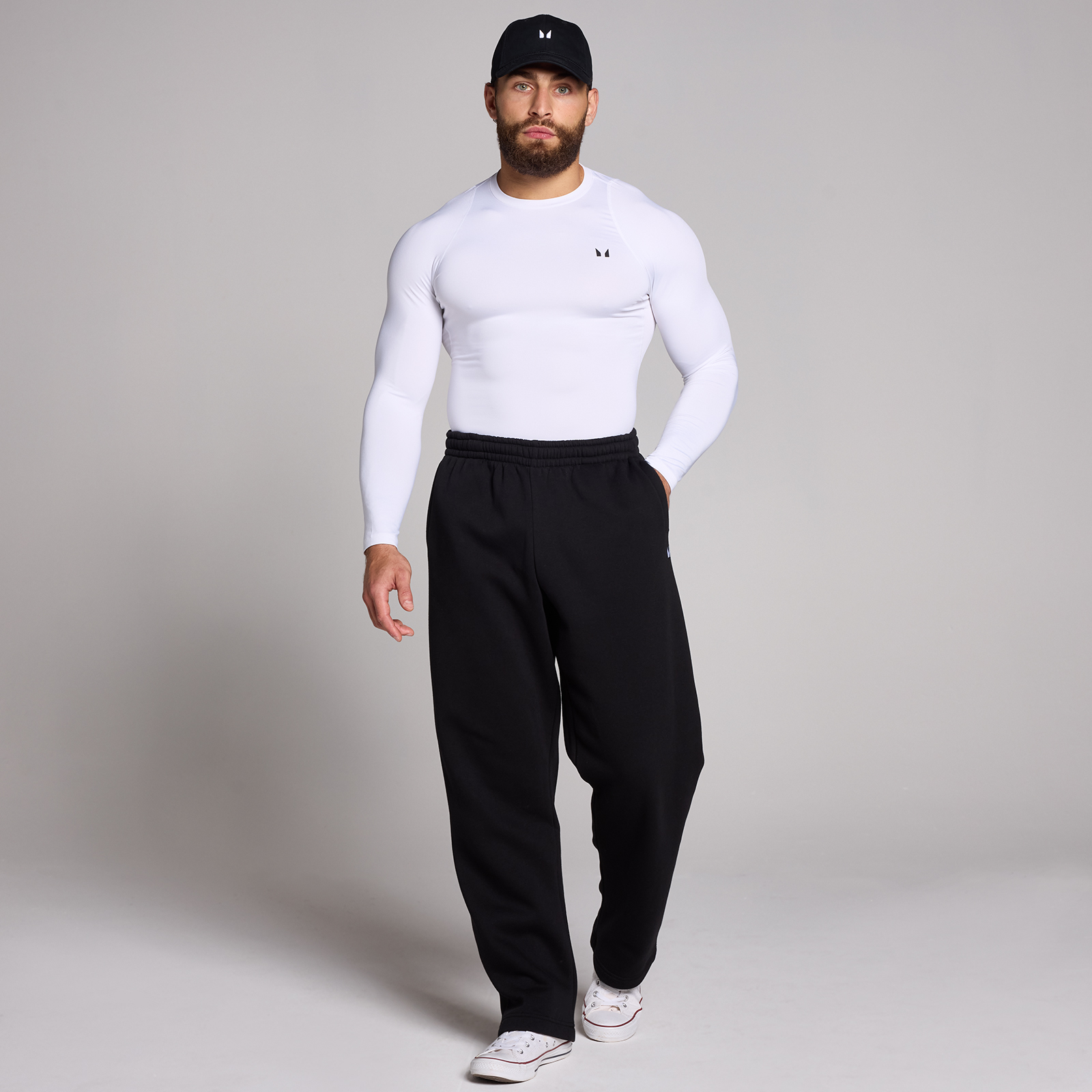 Thumbnail - MP Herren Training Langarm-Baselayer – Weiß - M