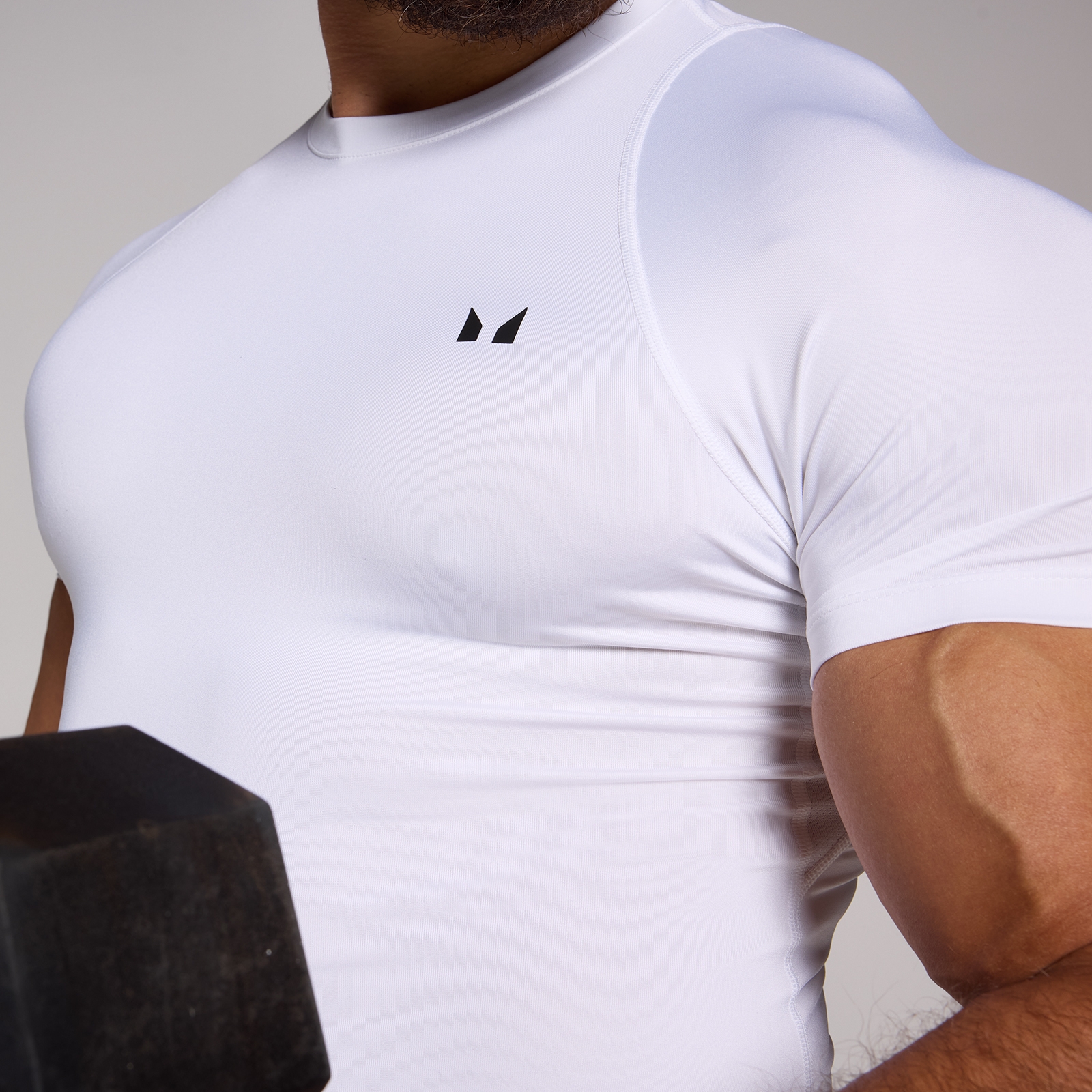 Thumbnail - MP Herren Training Kurzarm-Baselayer – Weiß - S