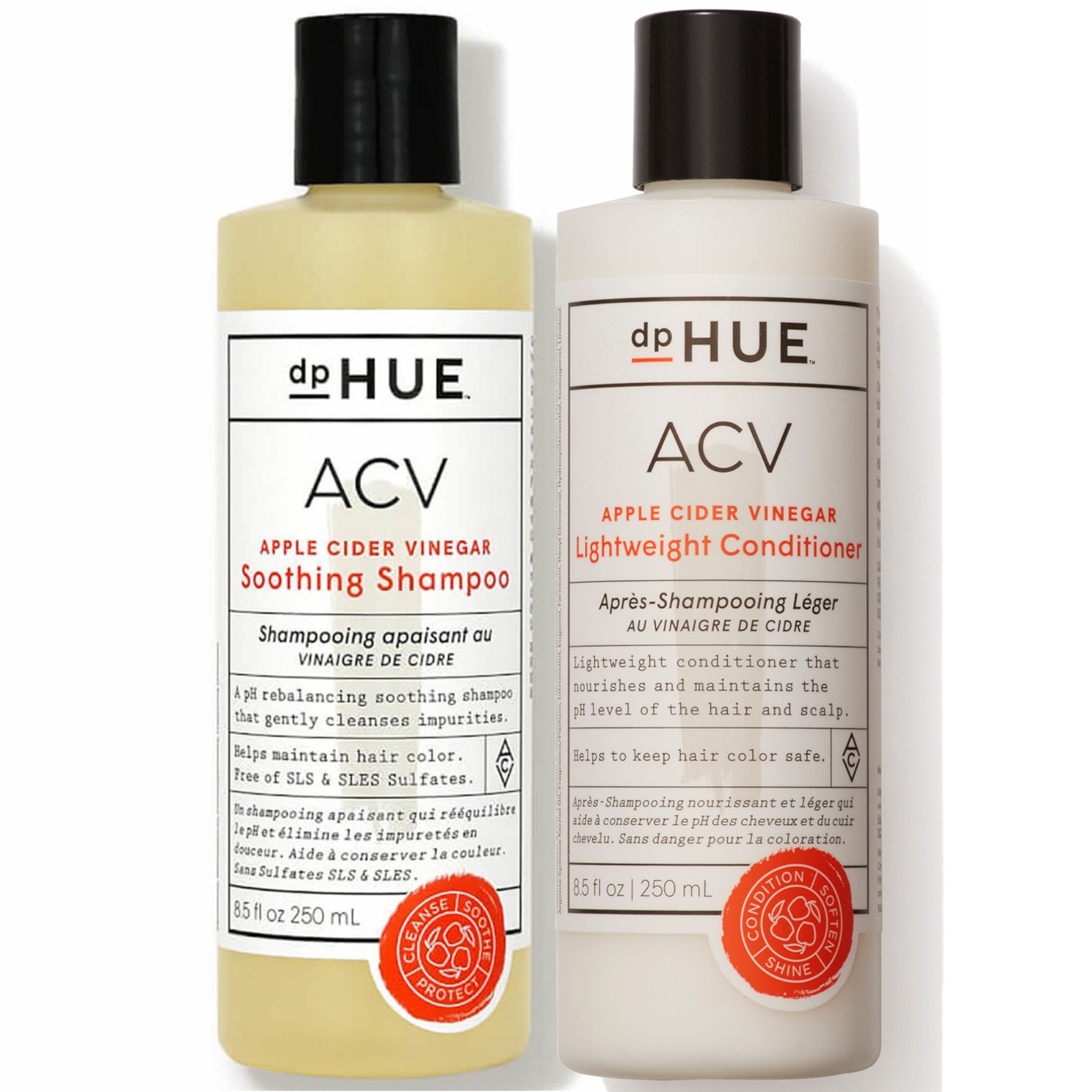 Dphue Apple Cider Vinegar Soothing Shampoo And Lightweight Conditioner Duo