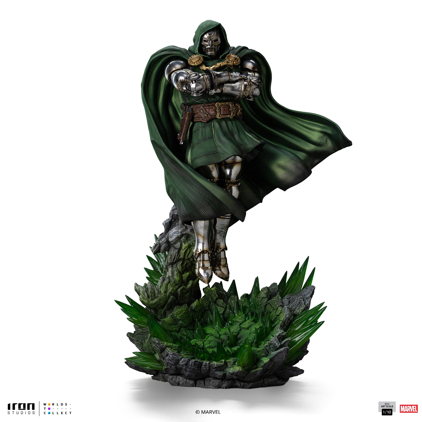 Iron Studios Marvel Doctor Doom Infinity Gauntlet Diorama Art Scale 1/10 Statue