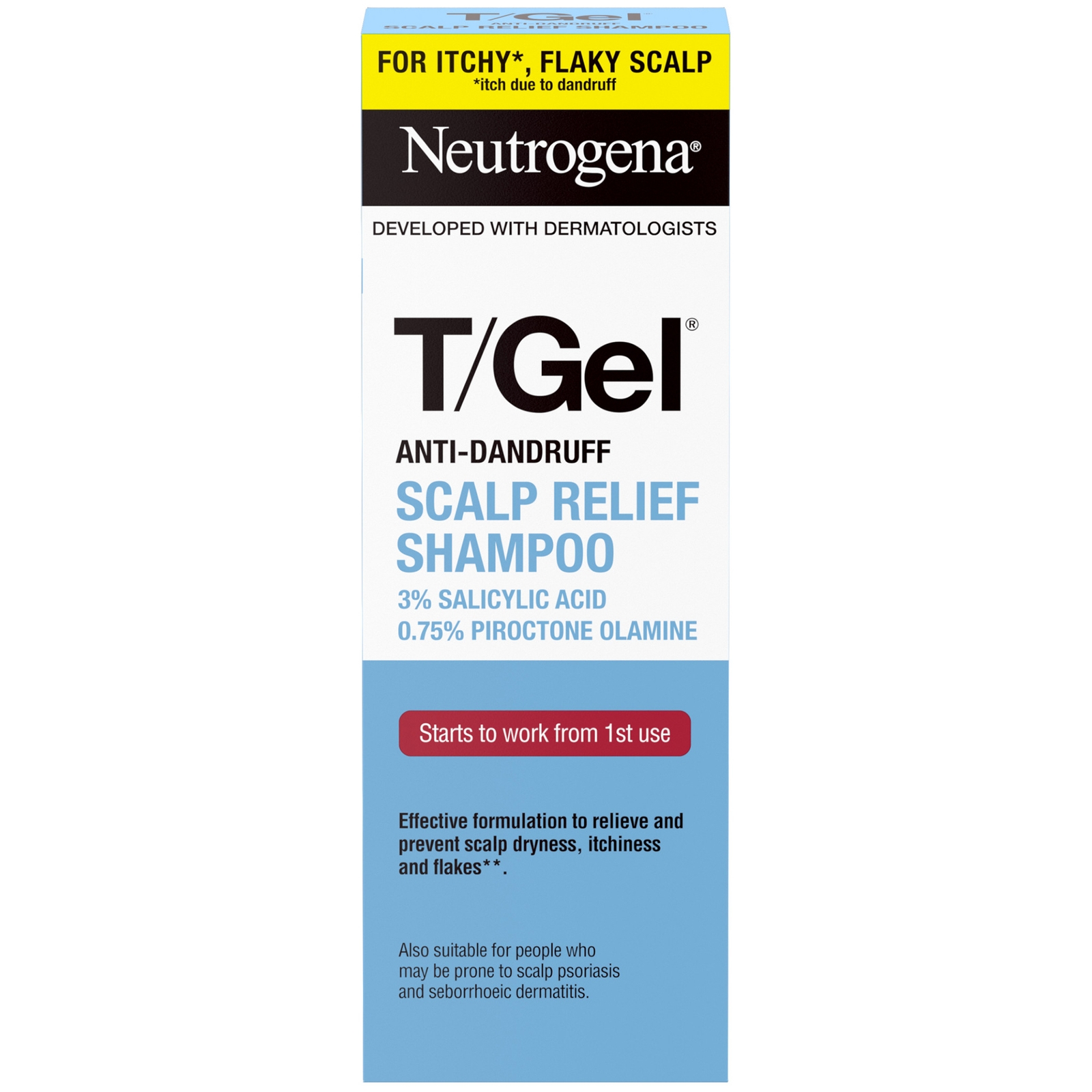 

Neutrogena T/Gel Anti-Dandruff Scalp Relief Shampoo 250ml