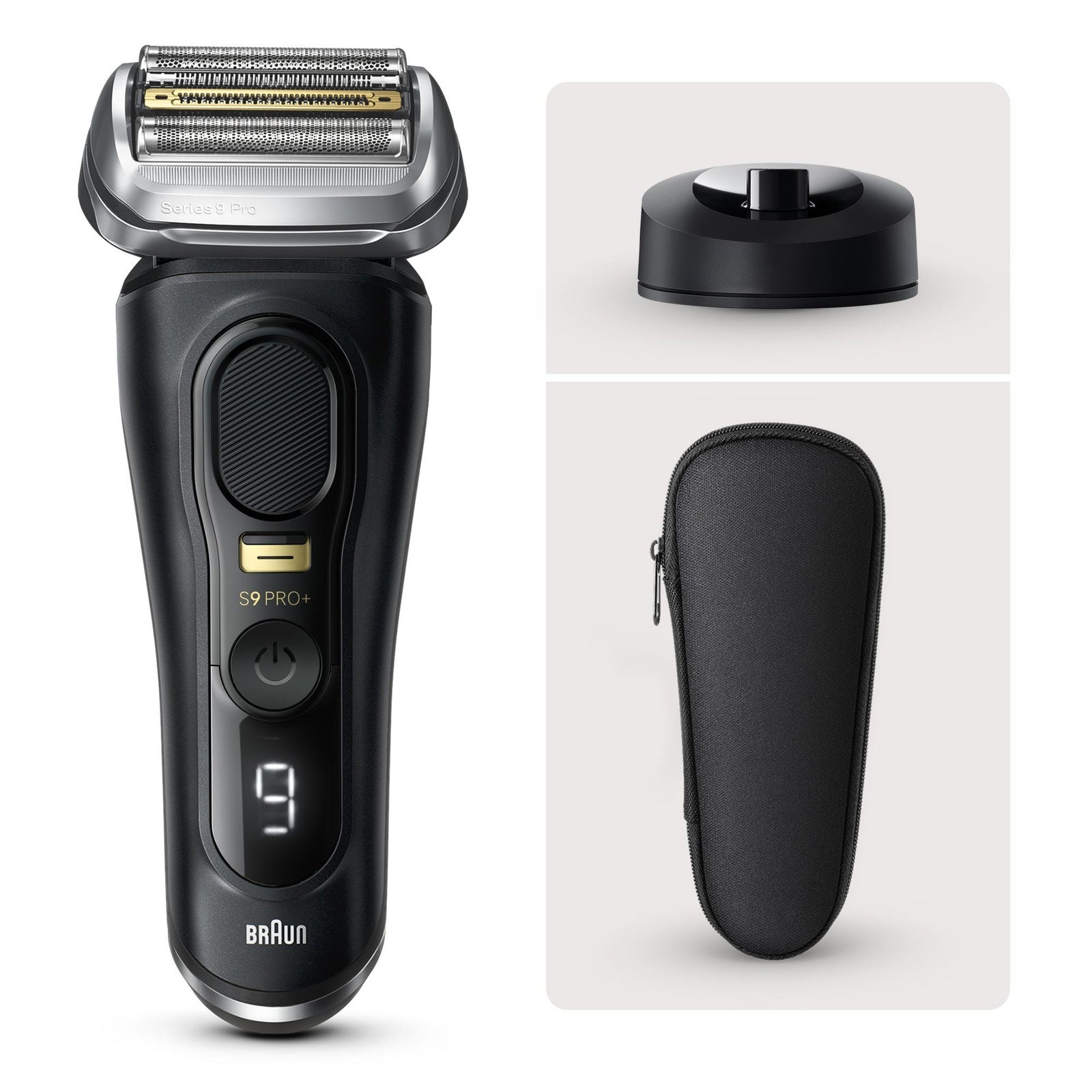 Men's Black Braun Series Pro 9510S Electric Shaver Size 9