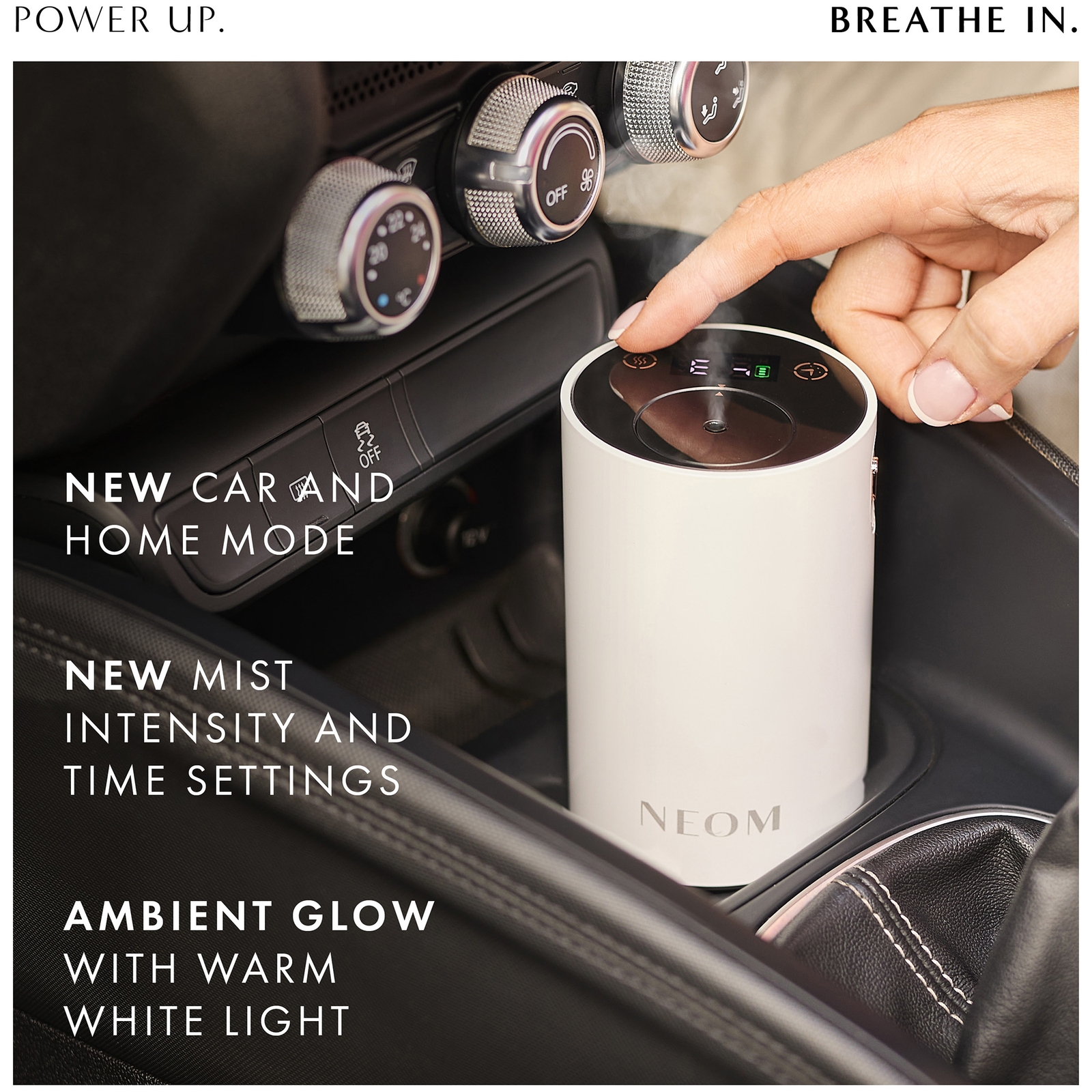 Thumbnail - Neom Wellbeing London Pod Mini+ Waterless Essential Oil Diffuser White