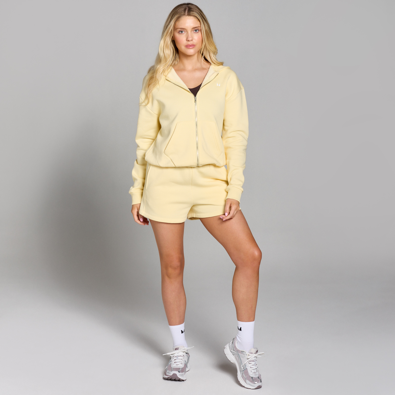 5059883401386 - MP Damen Basics Kapuzenpulli mit durchgehendem Reißverschluss – Zitrone - XS 5059883401386 - MP Damen Basics Kapuzenpulli mit durchgehendem Reißverschluss – Zitrone - XS