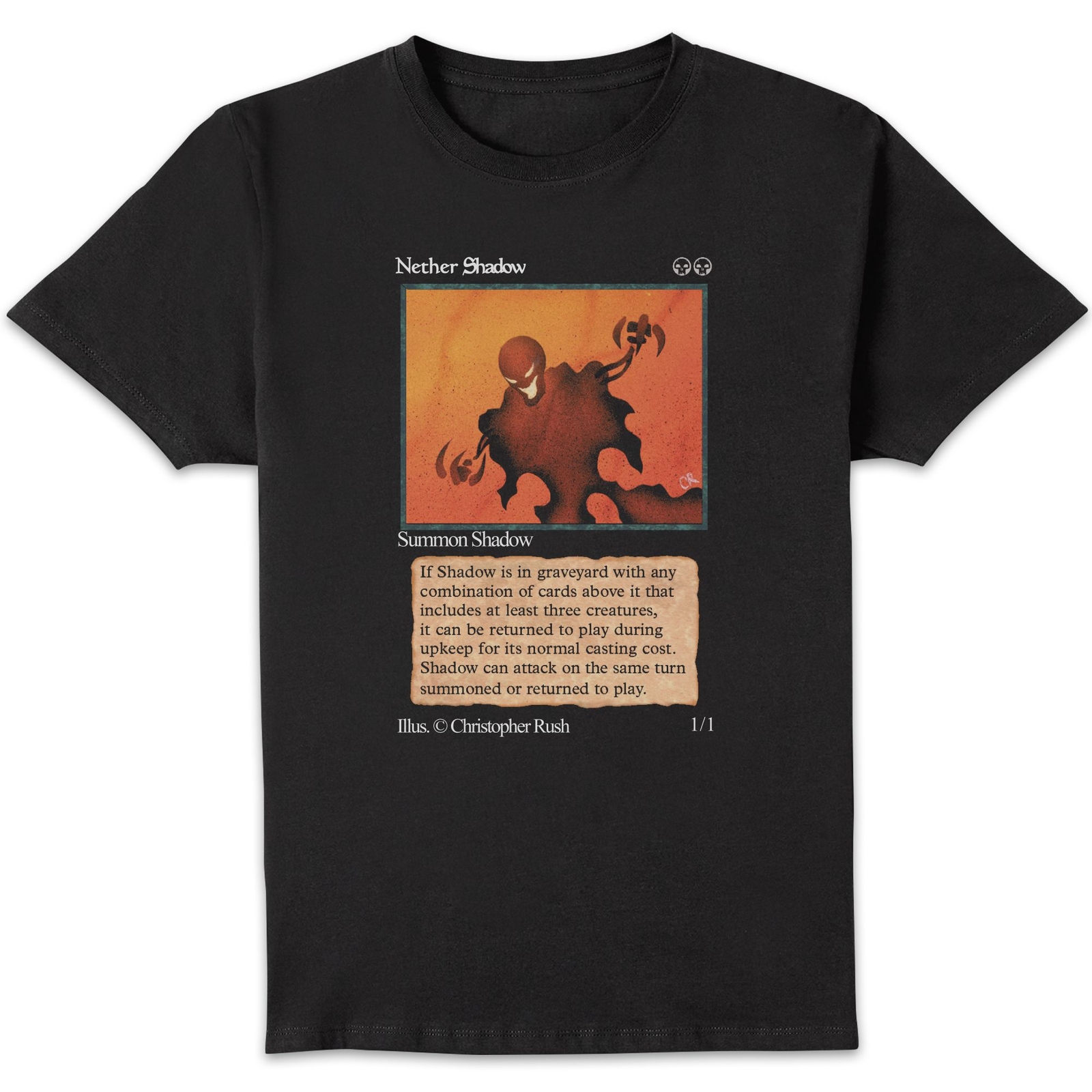 Magic: The Gathering Nether Shadow Unisex T-Shirt - Black - 4XL