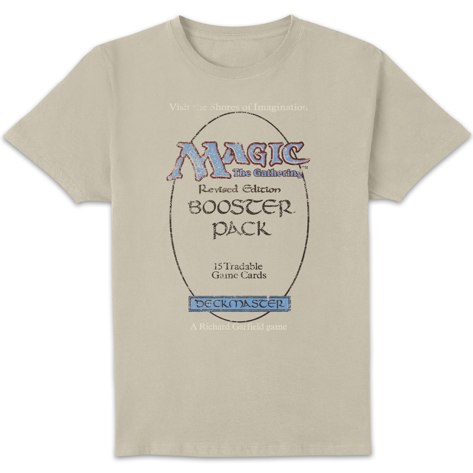 Magic: The Gathering Revised Edition Booster Pack Unisex T-Shirt - Cream - XXL