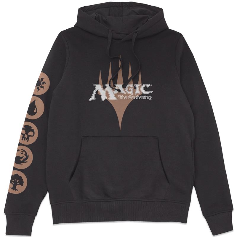 Magic: The Gathering Planeswalker Logo Sepia Hoodie - Black - L