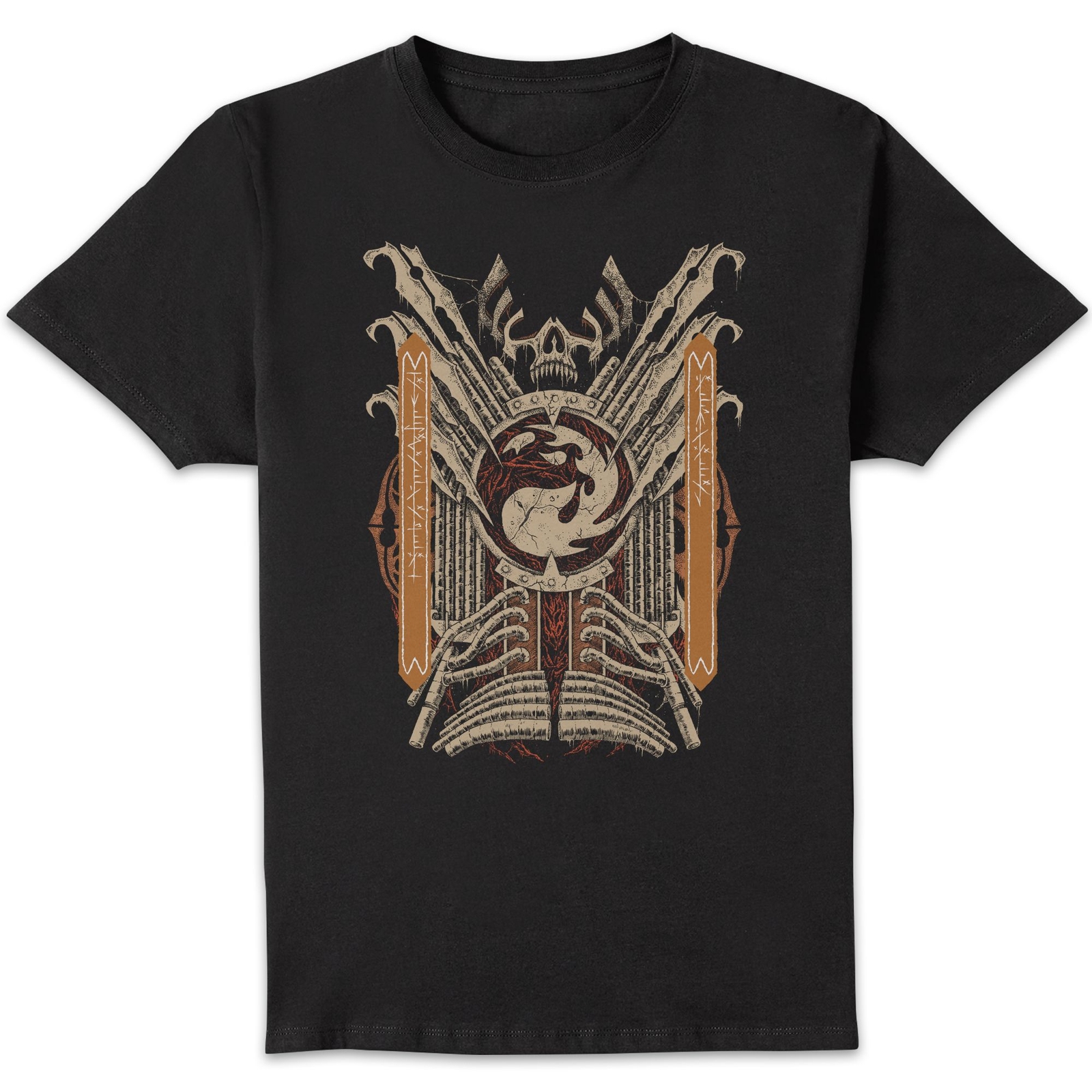 Magic: The Gathering Phyrexian Mountain Unisex T-Shirt - Black - 4XL