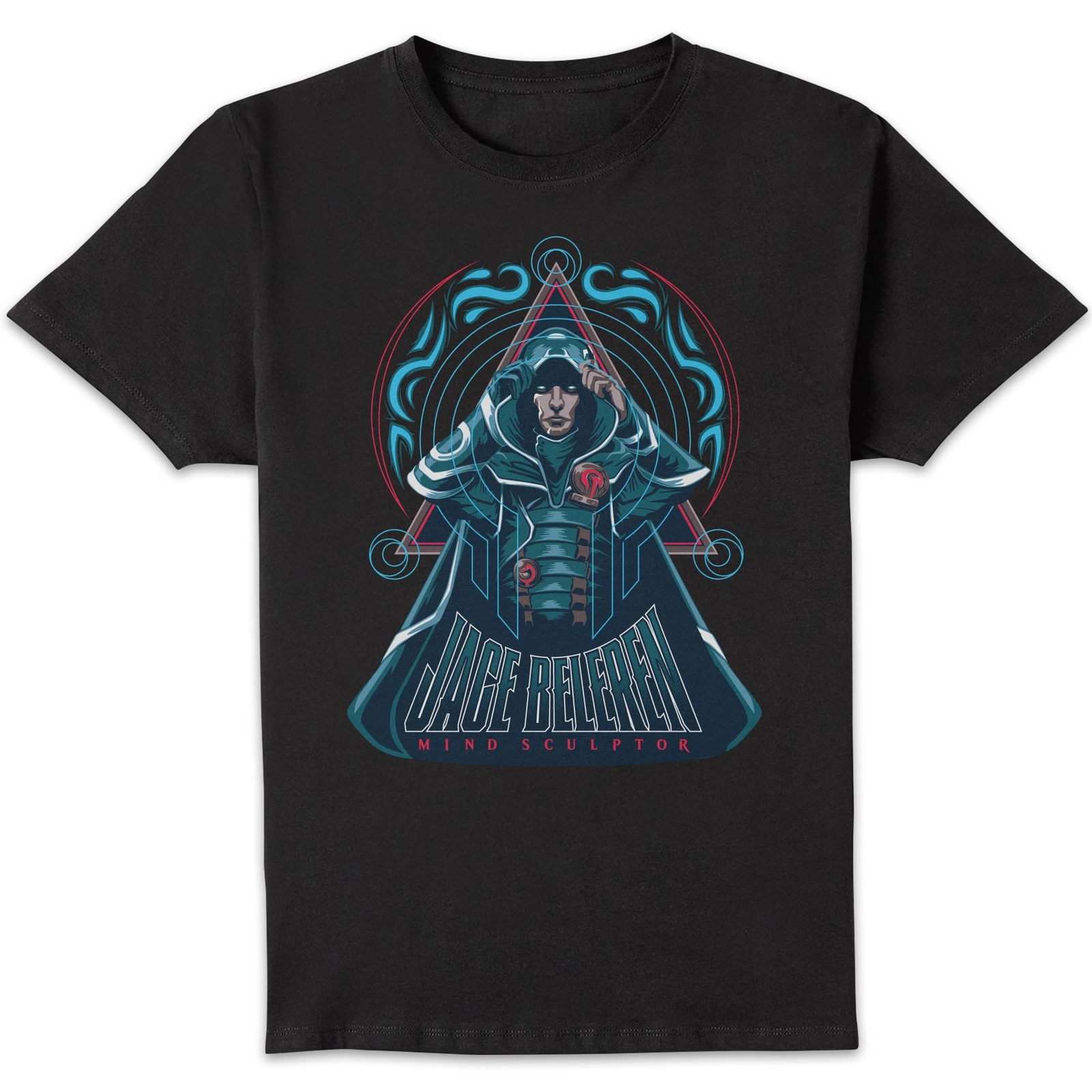 Magic: The Gathering Jace Beleren Mind Sculptor Unisex T-Shirt - Black - 4XL