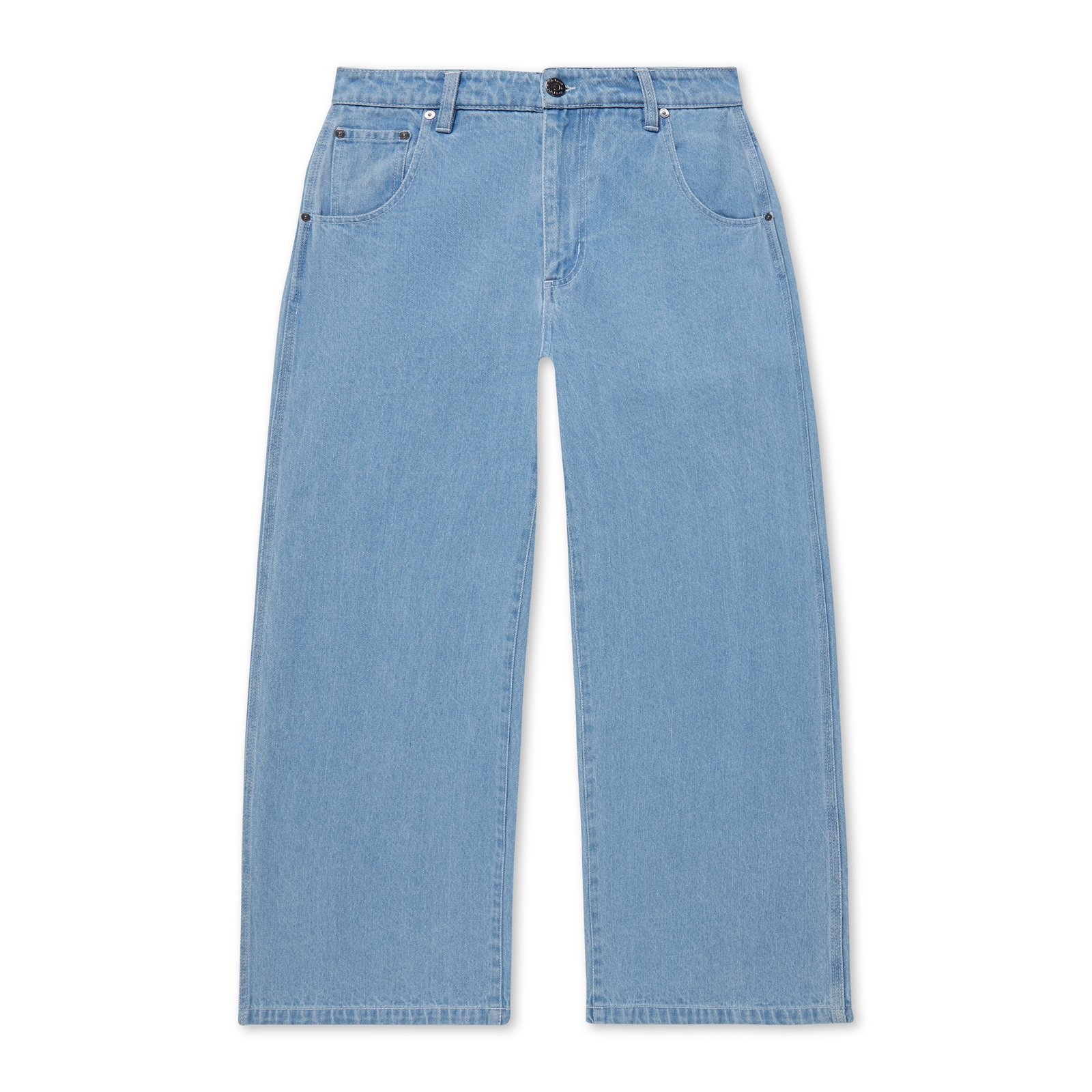 Adult Womens Kickers Classic Wide Leg Jean Blue
