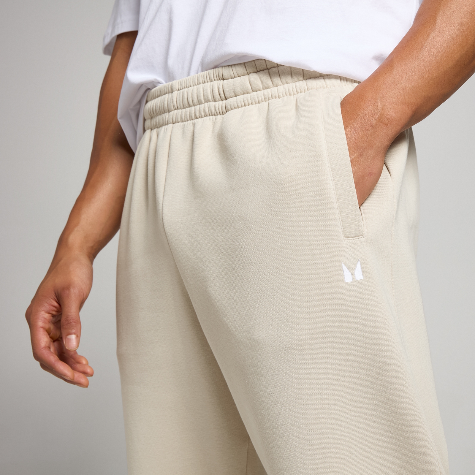Thumbnail - MP Herren Rest Day Oversized Jogginghose – Hafer - M