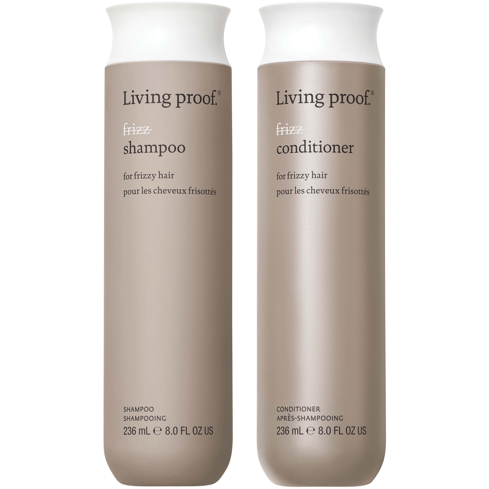 

Living Proof No Frizz Shampoo and Conditioner Bundle for Frizz Control, Smoothness and Shine