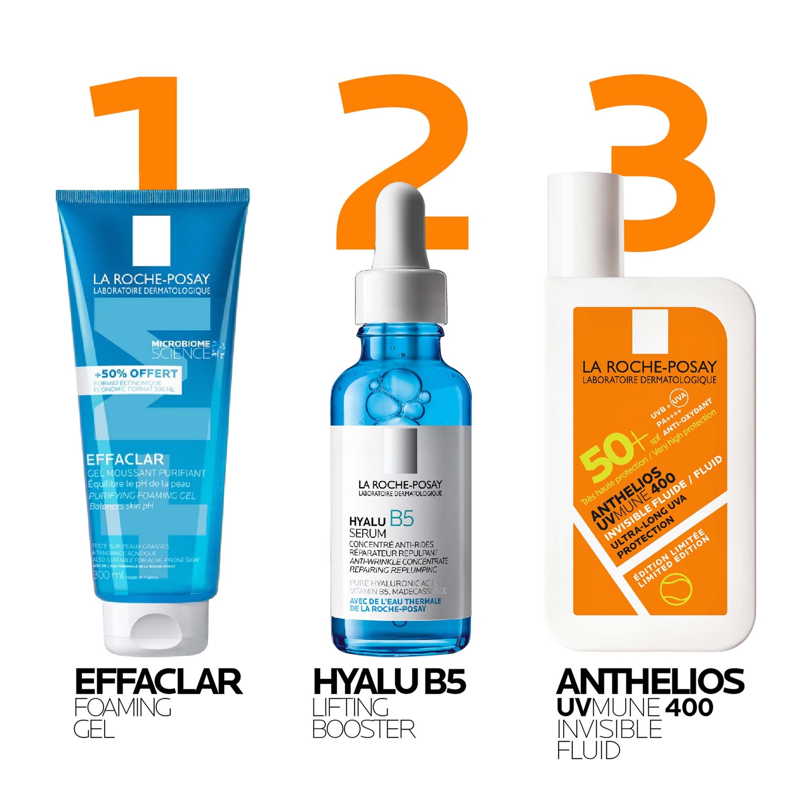 Thumbnail - La Roche-Posay Exclusive Anthelios UVMune 400 Pro Sport Daily Invisible Fluid SPF 50+ 50ml