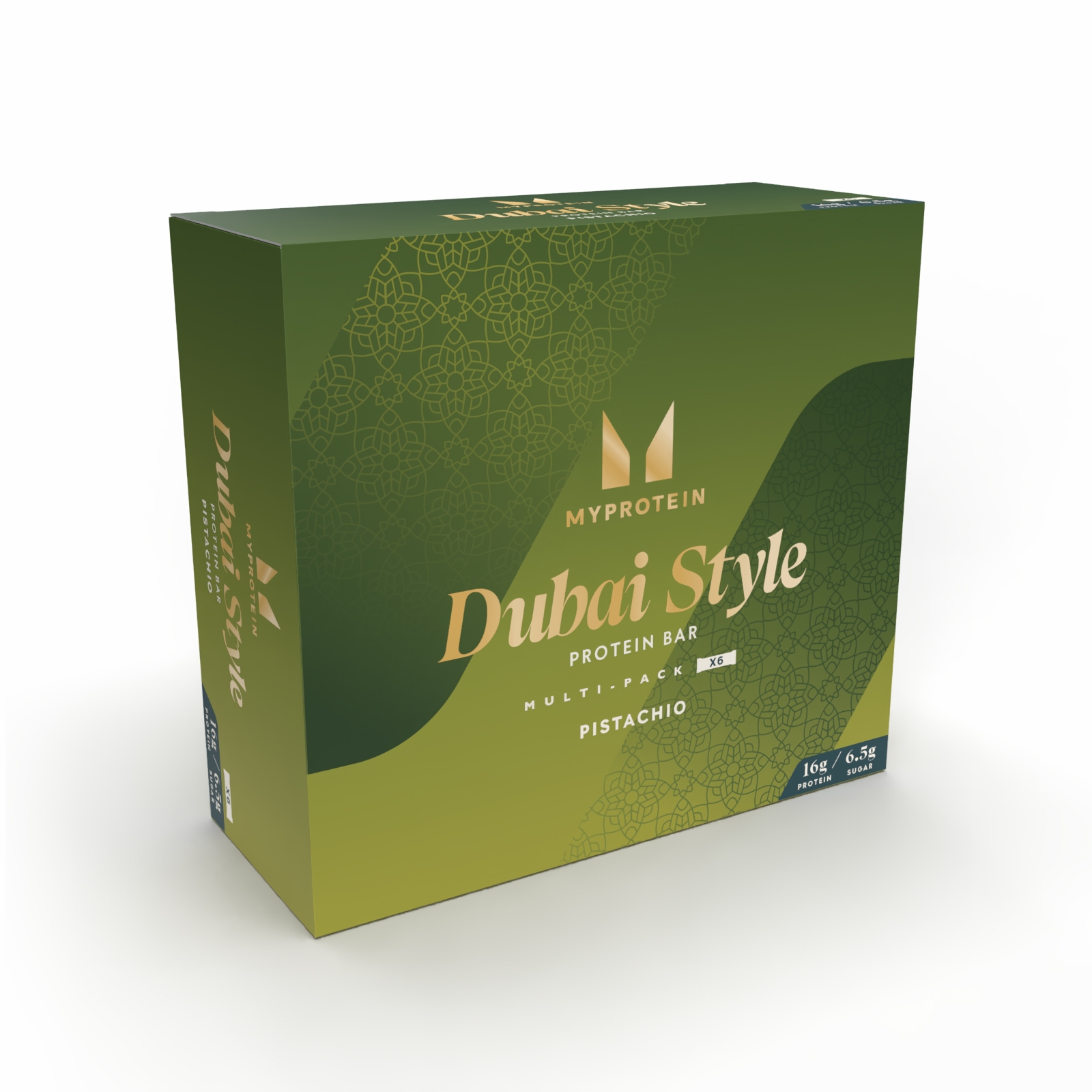 Myprotein UK MyProtein Myprotein Dubai Style Protein Bar - 65g X 6servings - Pistachio