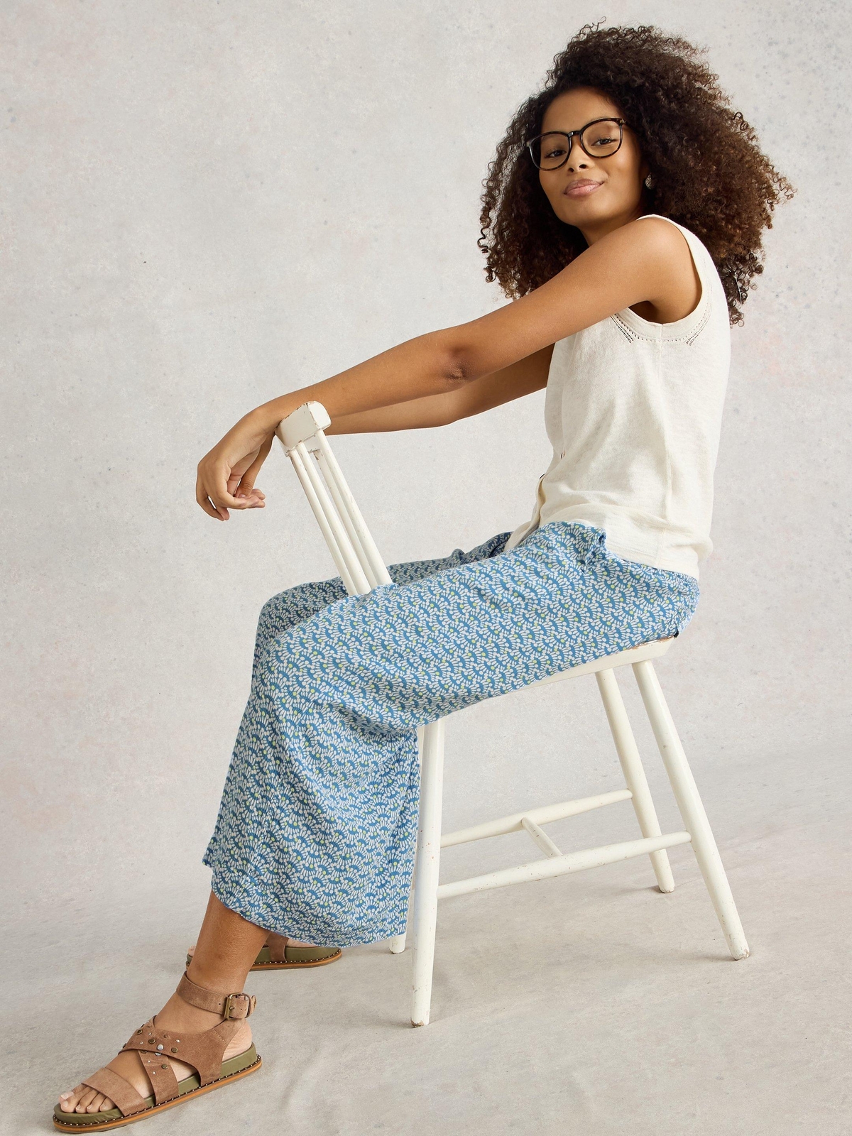 Culotte Lisette mit Knittereffekt - 36/R