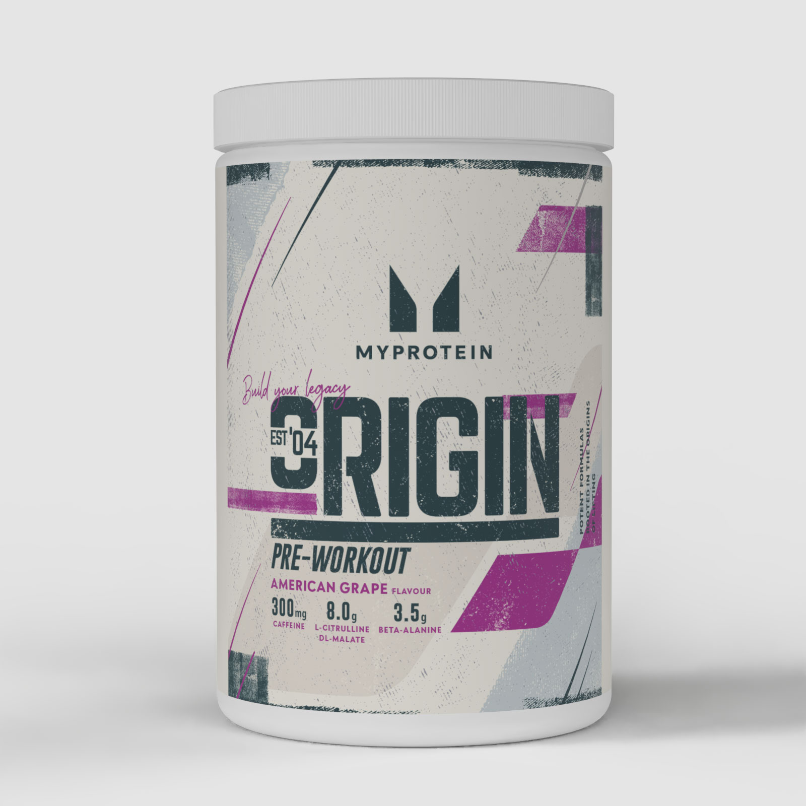 Myprotein UK MyProtein Origin Pre-Workout (Alpha) - 30servings - American Grape