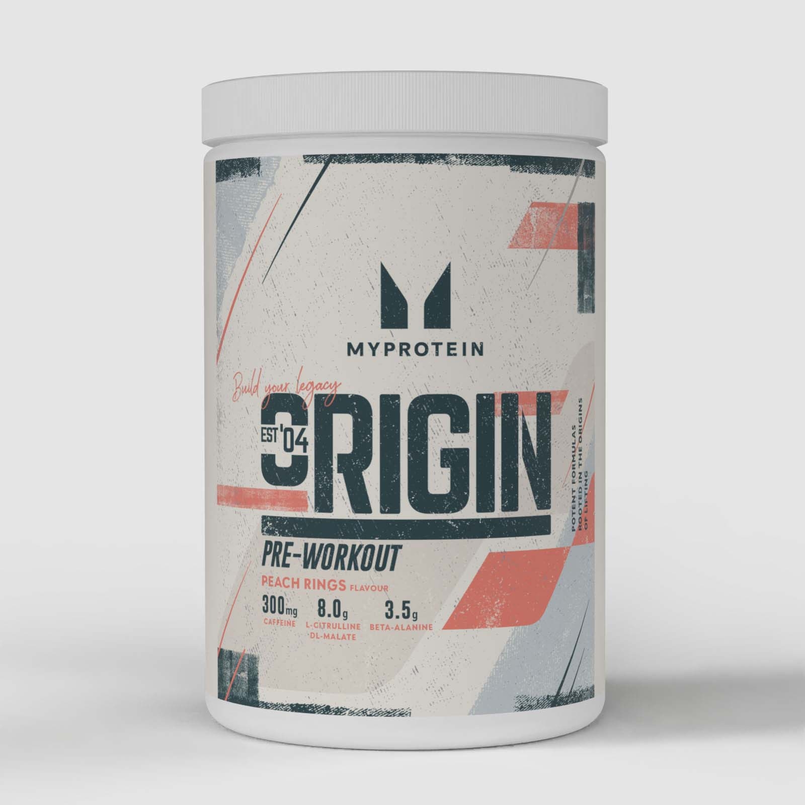 Myprotein UK MyProtein Origin Pre-Workout (Alpha) - 30servings - Peach Rings