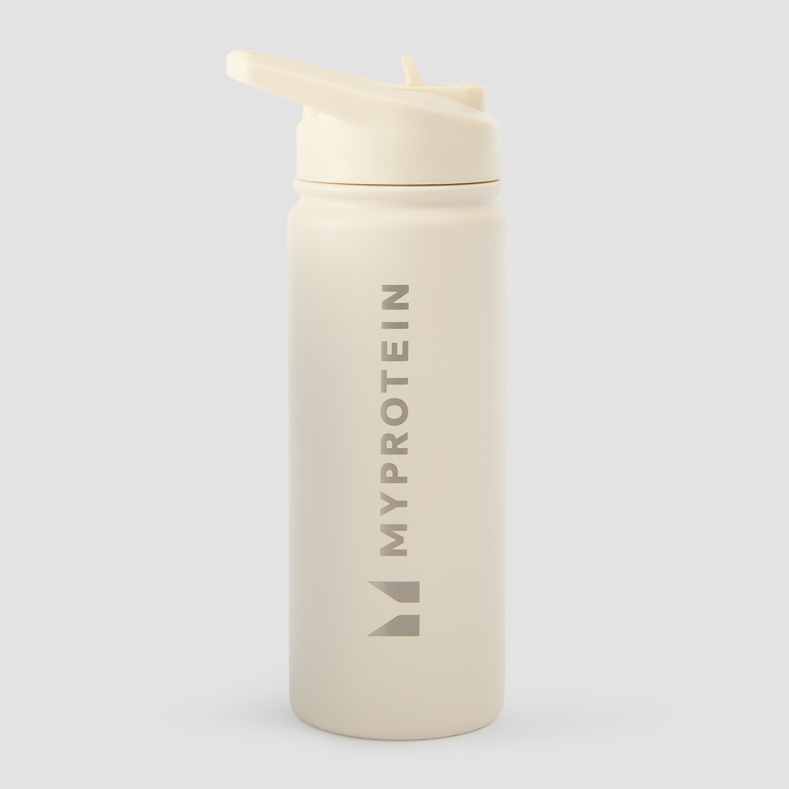 5059883409993 - Myprotein Flip-Trinkhalm-Flasche aus recyceltem Metall 500 ml – Naturcreme 5059883409993 - Myprotein Flip-Trinkhalm-Flasche aus recyceltem Metall 500 ml – Naturcreme