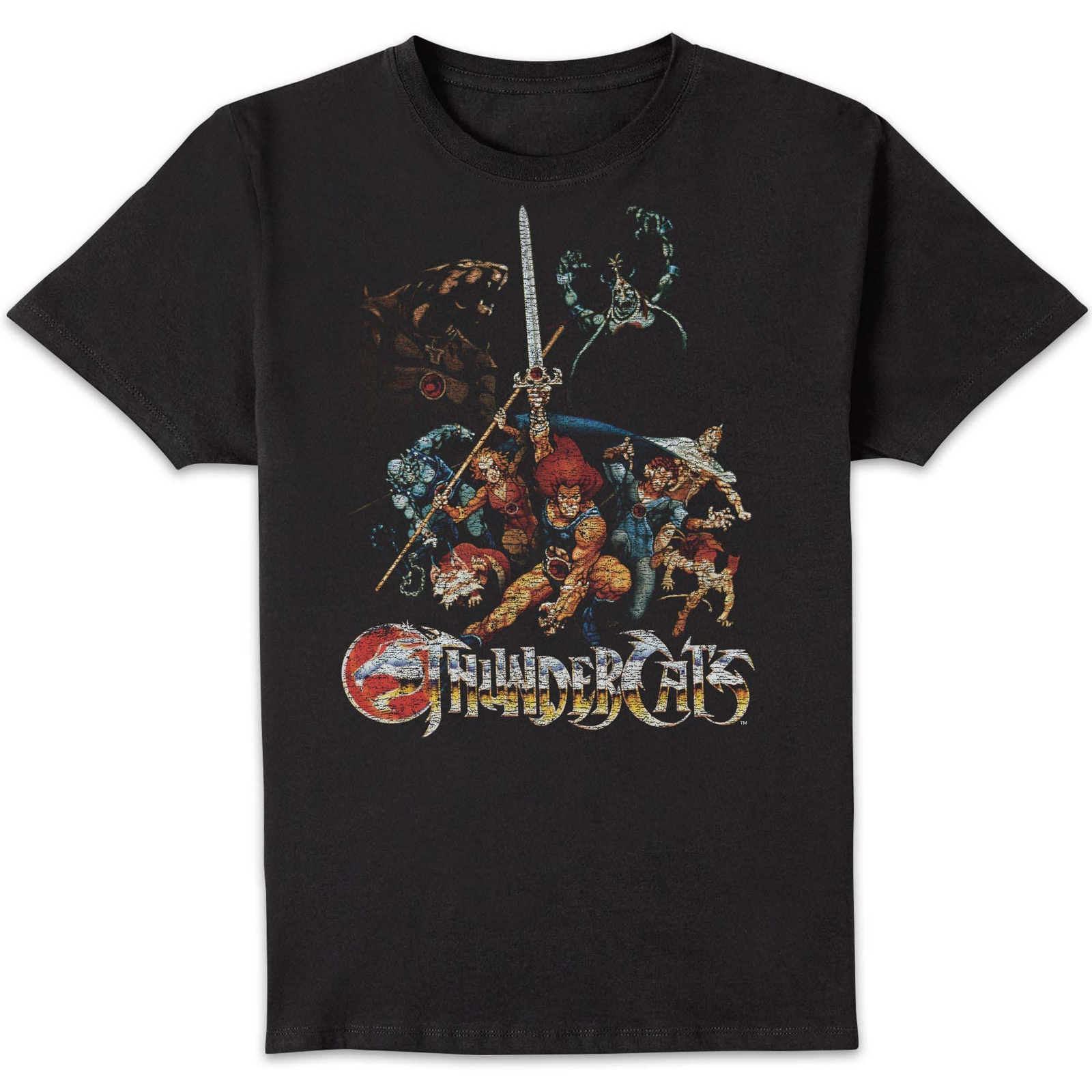 Thundercats Classic Art Unisex T-Shirt - Black - XL