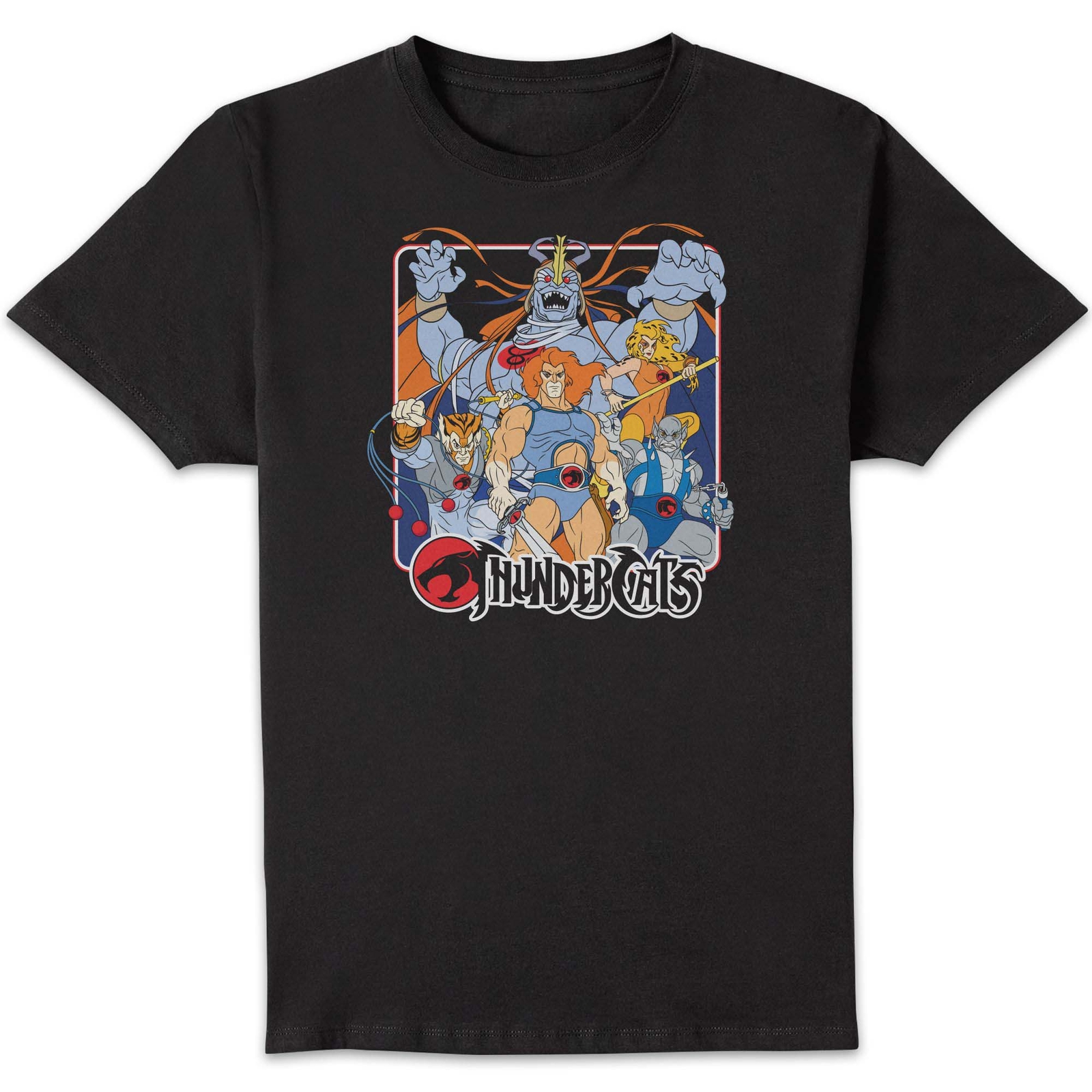Thundercats Classic Lineup Unisex T-Shirt - Black - XS