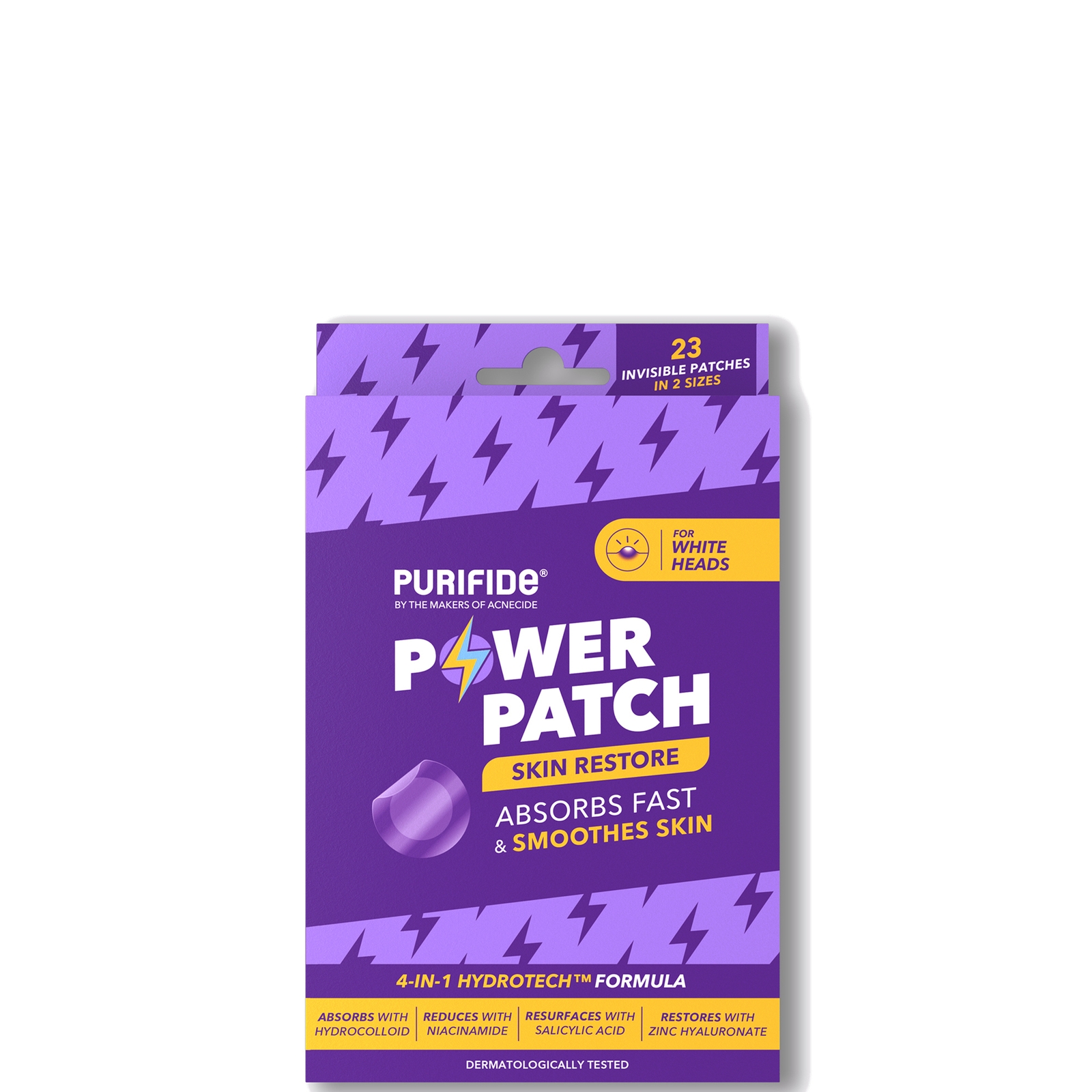 

Purifide by Acnecide Skin Restore Pimple Patches, Patch Your Spot with Hydrocolloid and Salicylic Acid 23 Absorbent Patches