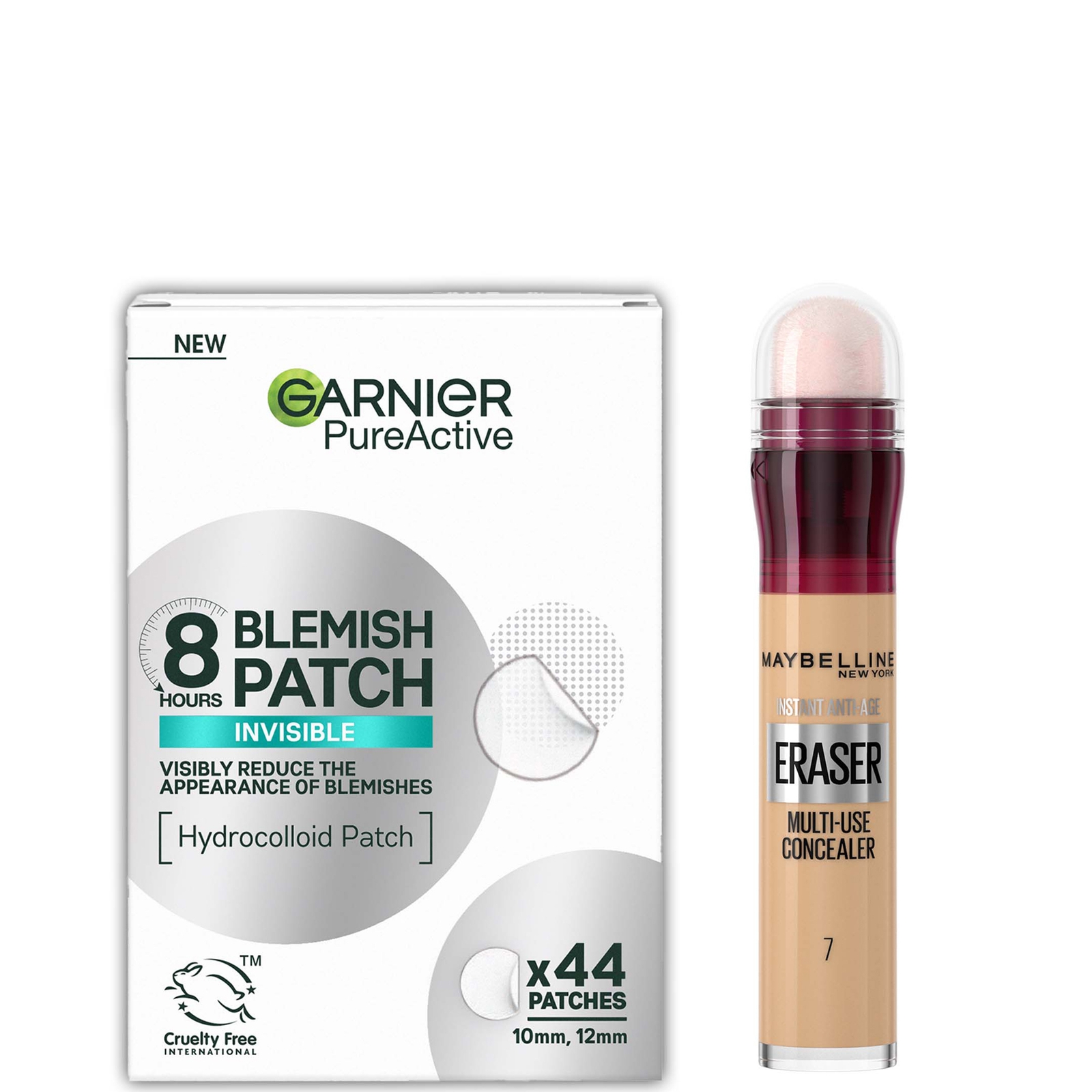 

Garnier x Maybelline Patch & Conceal Bundle (Various Shades) - 07 Sand