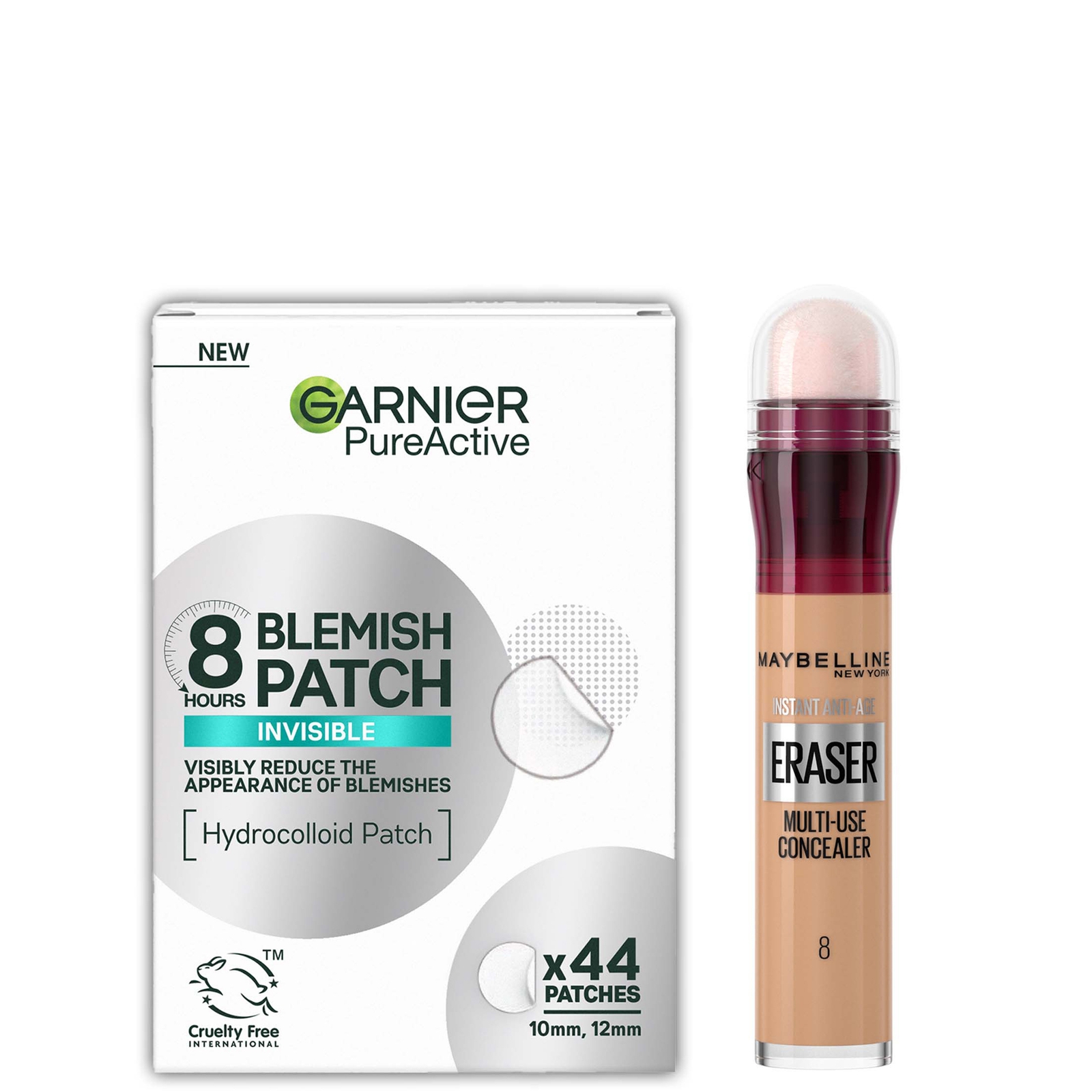 

Garnier x Maybelline Patch & Conceal Bundle (Various Shades) - 08 Buff