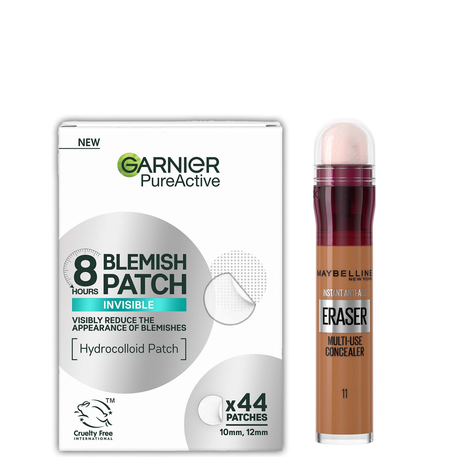 

Garnier x Maybelline Patch & Conceal Bundle (Various Shades) - 11 Tan