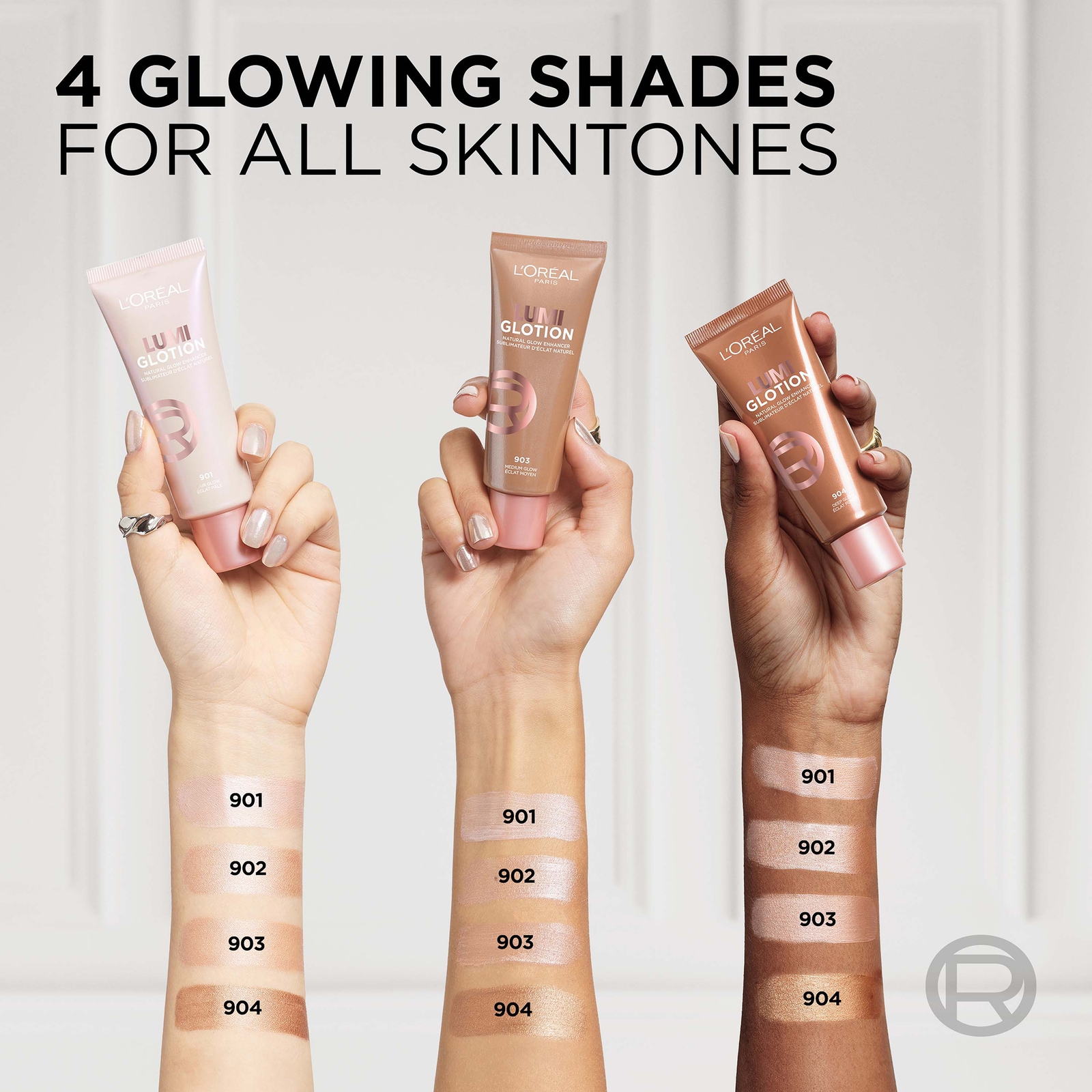 Thumbnail - L'Oreal Paris Hyaluronic Filler Water Cream & Lumi Glotion Bundle (Various Shades) - 901 Fair Glow