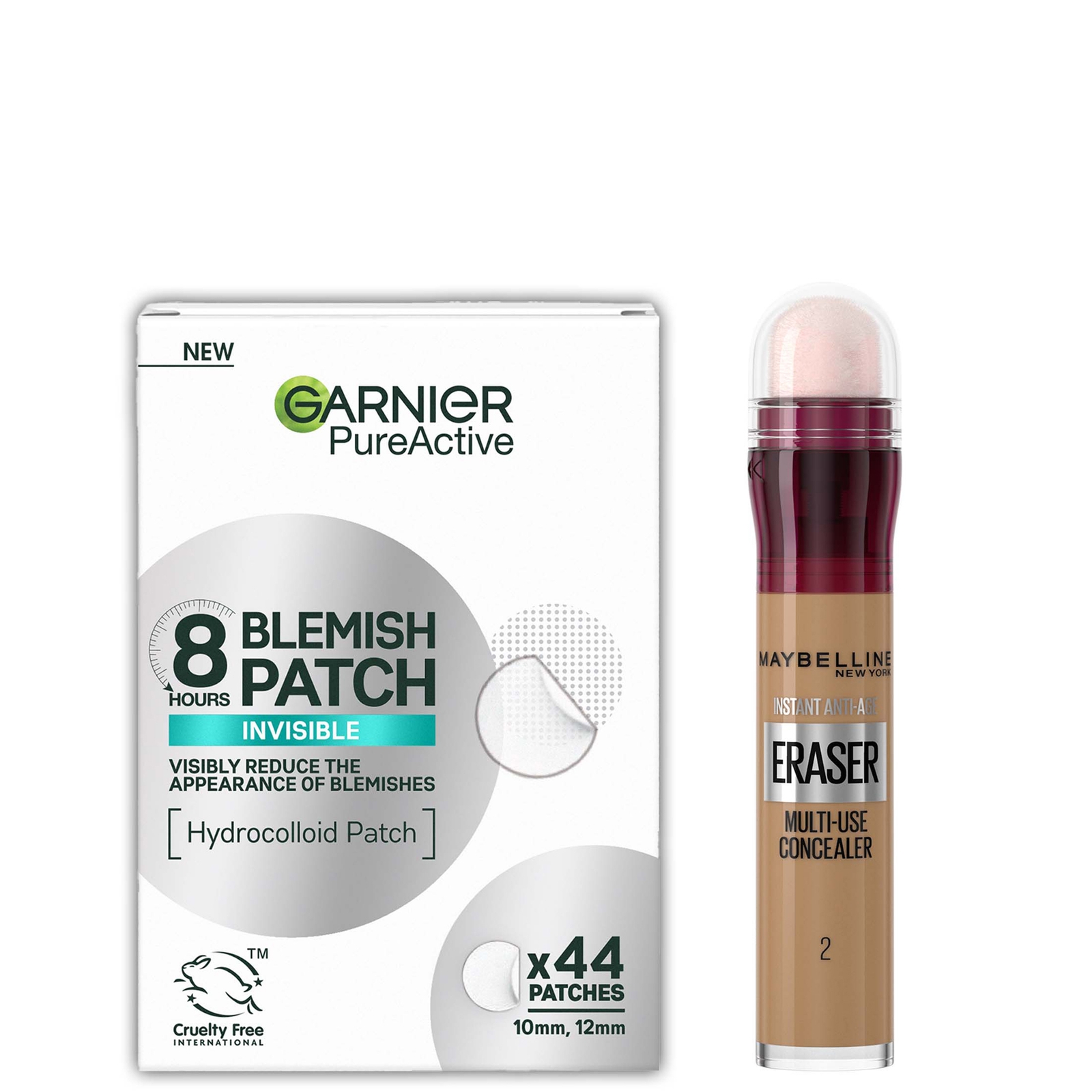 

Garnier x Maybelline Patch & Conceal Bundle (Various Shades) - 02 Nude