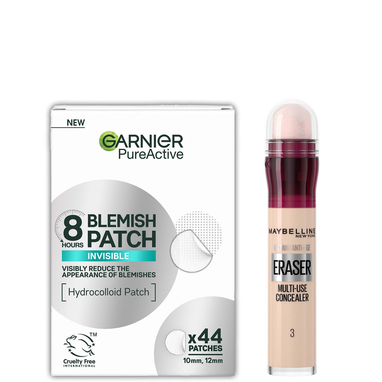

Garnier x Maybelline Patch & Conceal Bundle (Various Shades) - 03 Fair