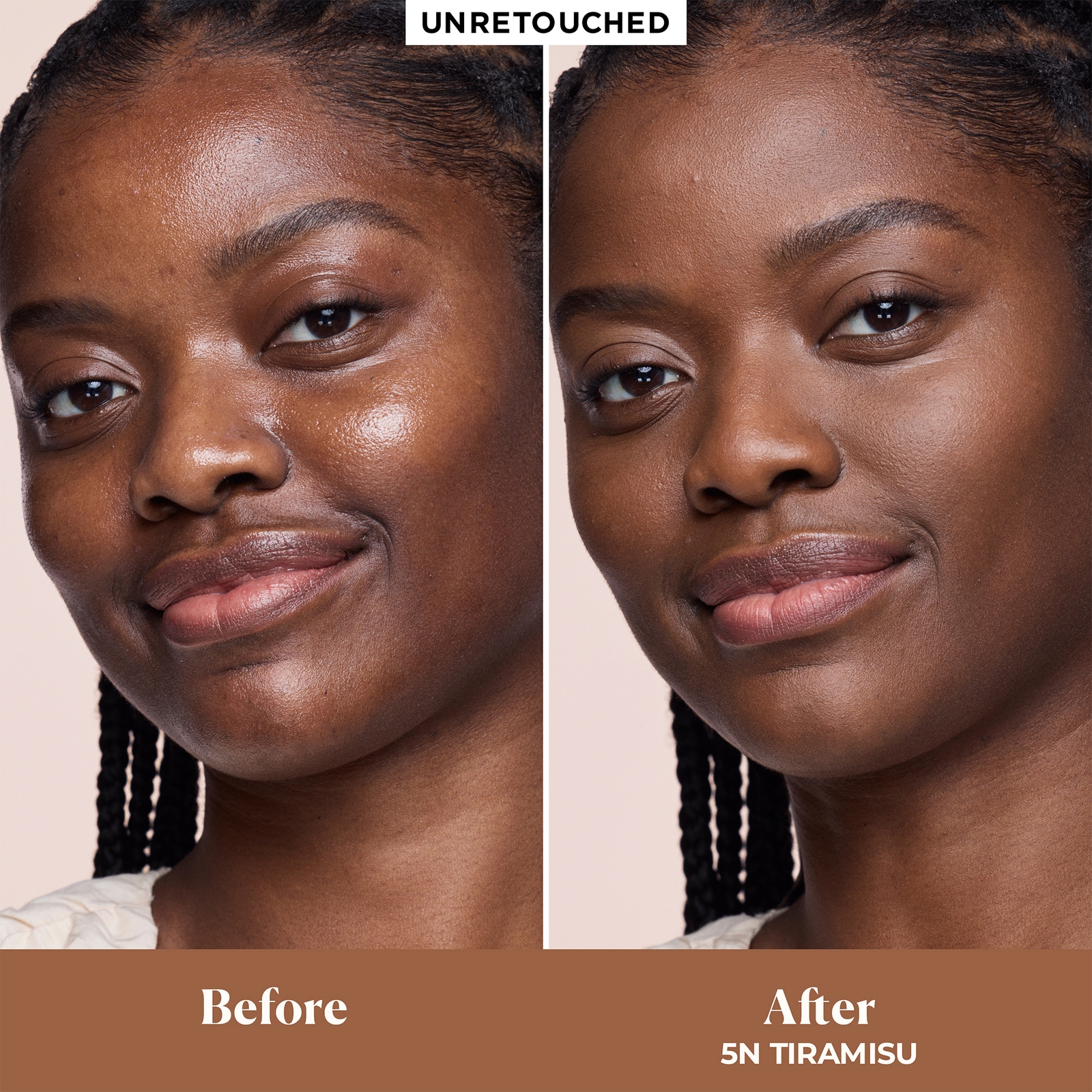 Thumbnail - Laura Mercier - Real Flawless Feathermatte Powder Foundation (Various Shades) - 5N Tiramisu 