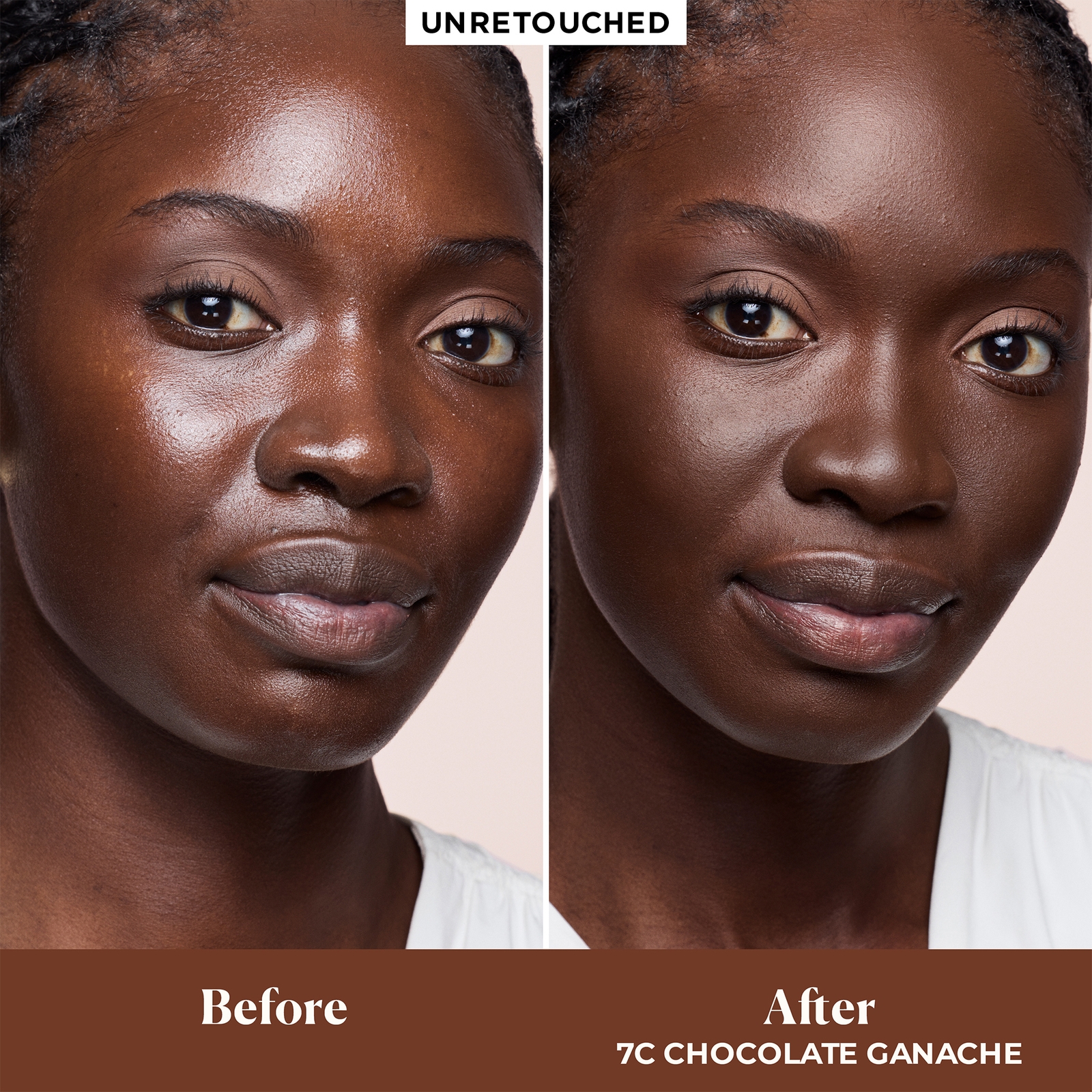 Thumbnail - Laura Mercier - Real Flawless Feathermatte Powder Foundation (Various Shades) - 7C Chocolate Ganache 