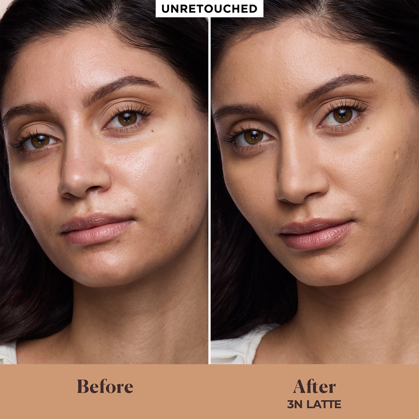 Thumbnail - Laura Mercier - Real Flawless Feathermatte Powder Foundation (Various Shades) - 3N Latte 