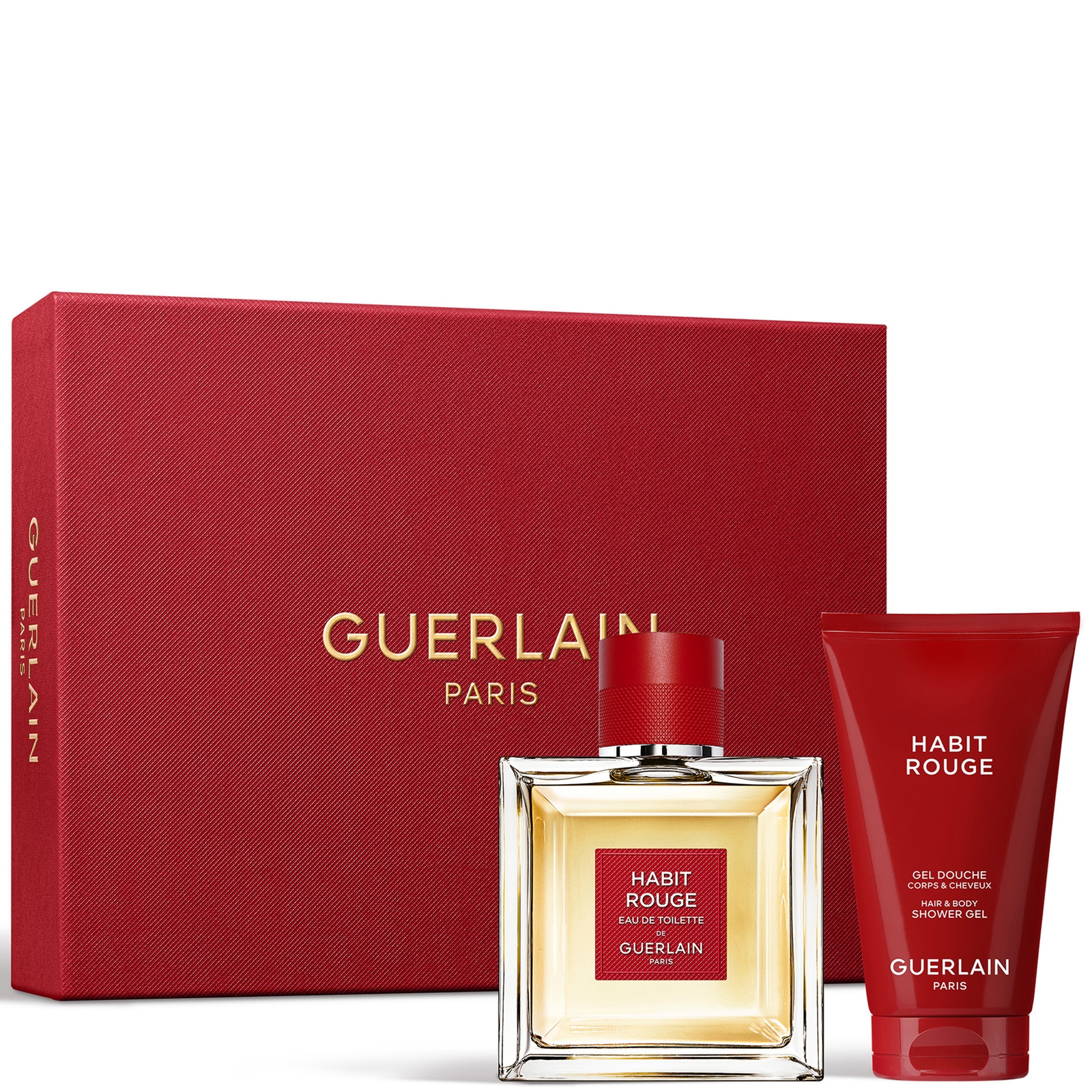 Guerlain Habit Rouge - Eau De Toilette Gift Set