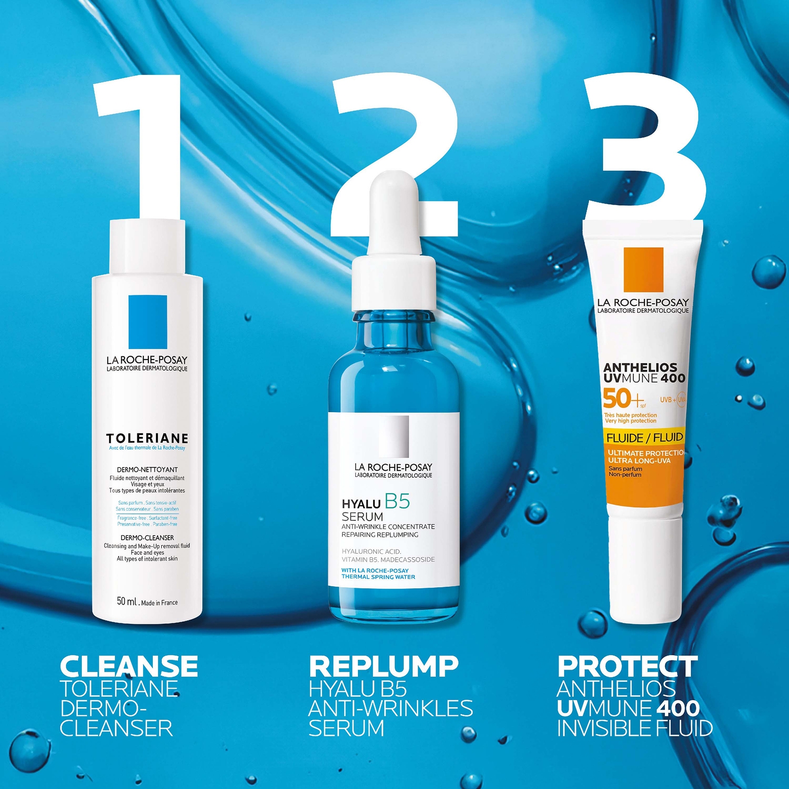 Thumbnail - La Roche-Posay Replump and Hydrate: The Collection with Hyalu B5
