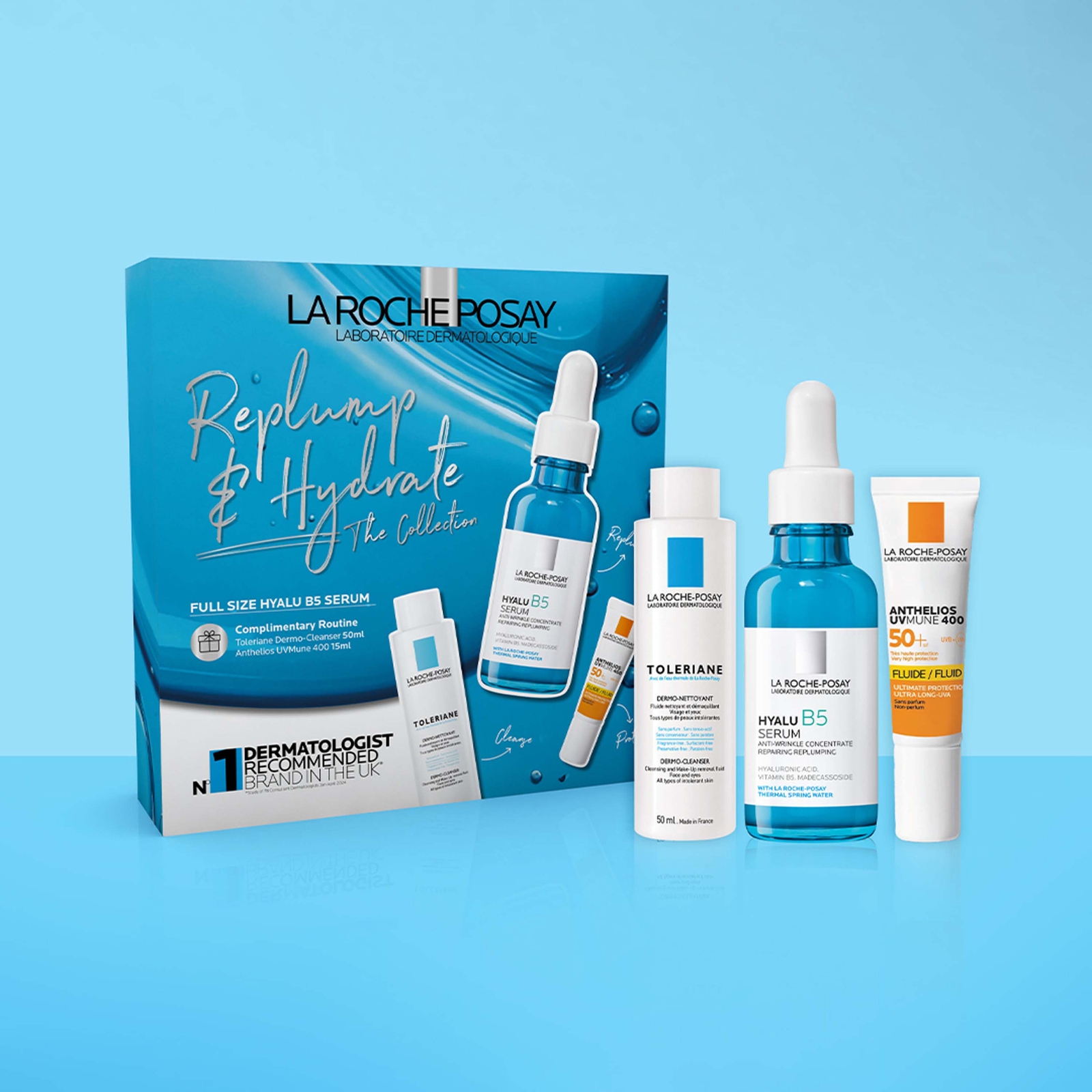 Thumbnail - La Roche-Posay Replump and Hydrate: The Collection with Hyalu B5