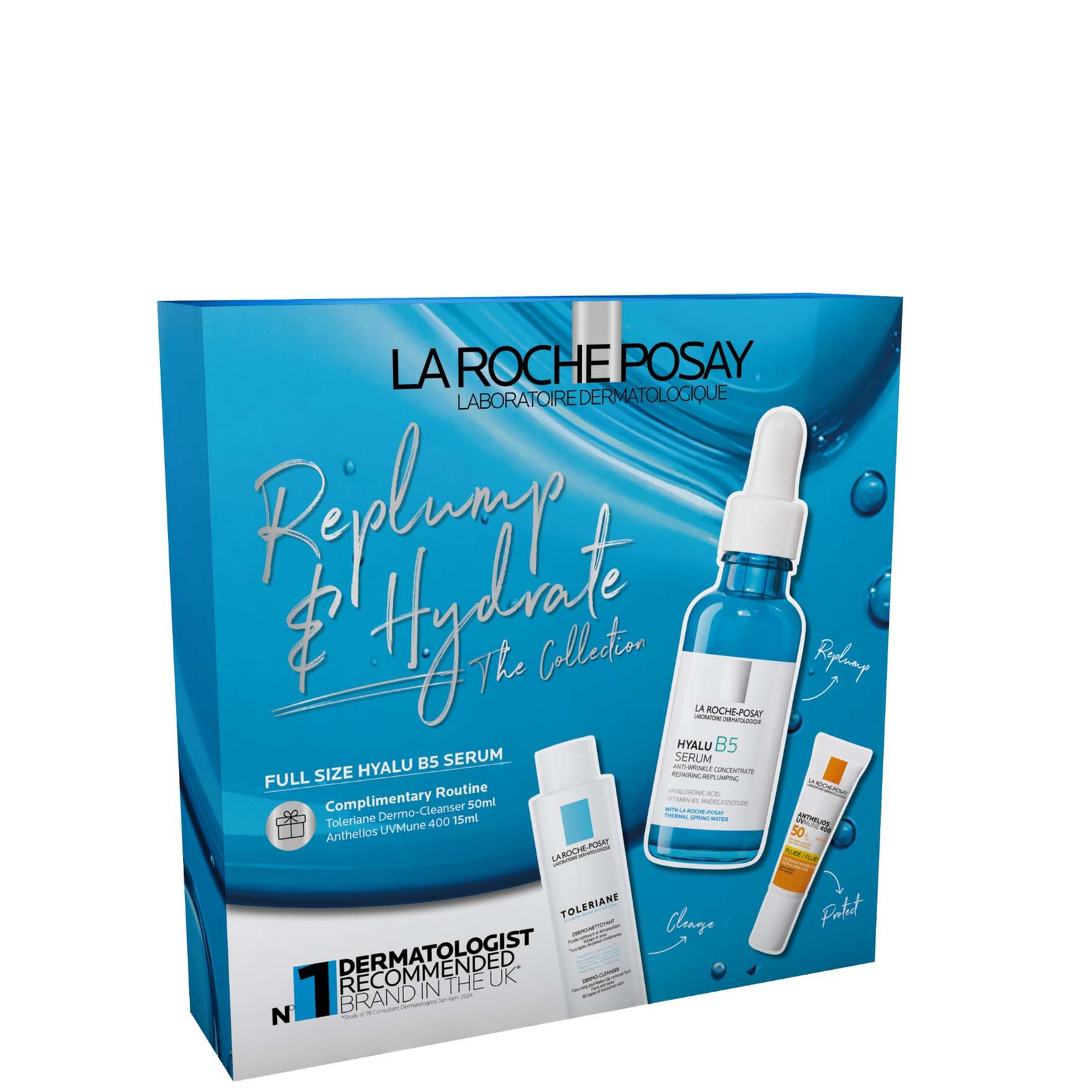 La Roche-posay Replump And Hydrate: The Collection With Hyalu B5