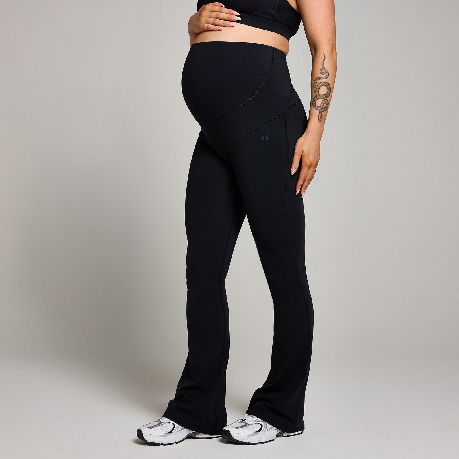 5059883403519 - MP Damen Umstands-Schlagleggings Über dem Babybauch – Schwarz - L