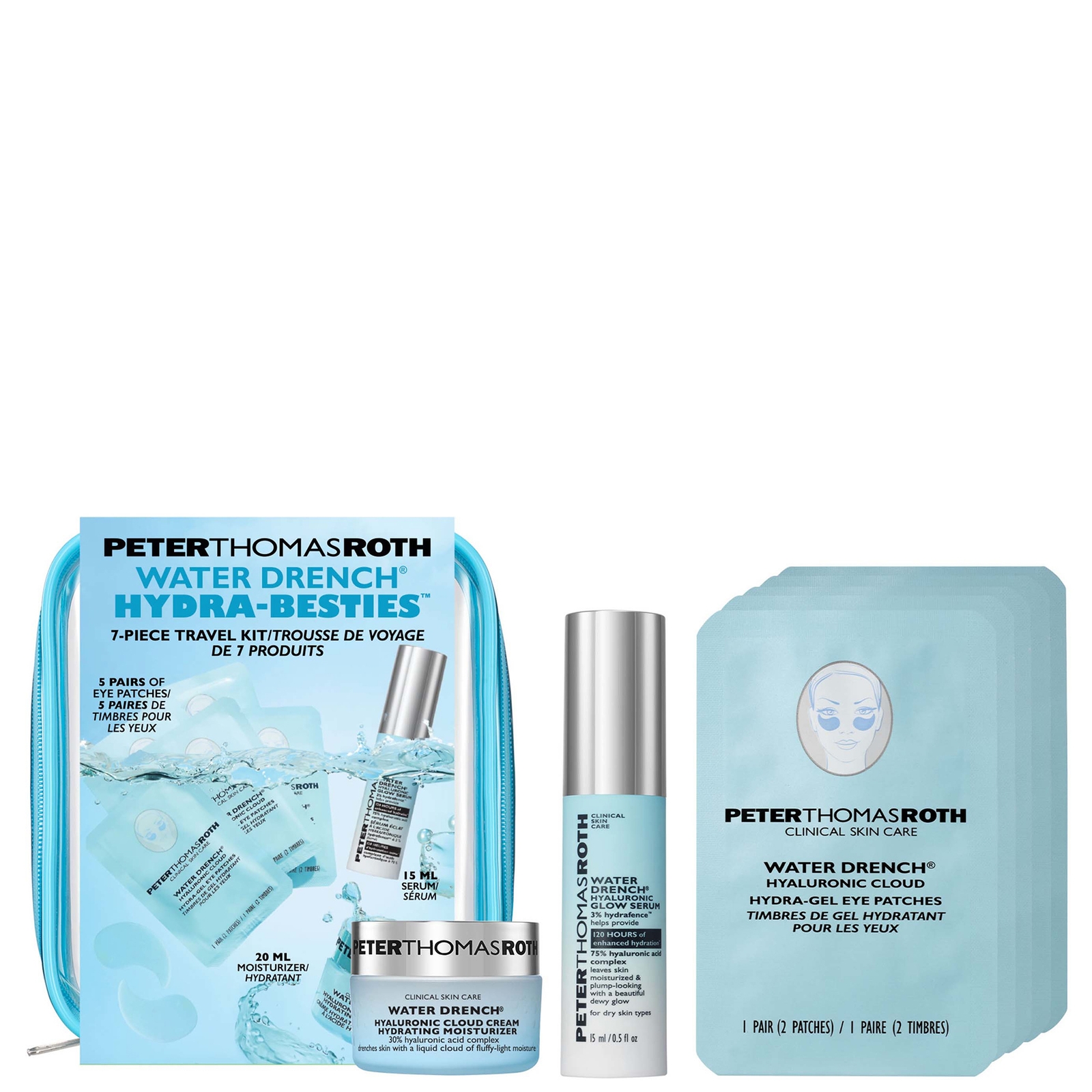 Peter Thomas Roth Water Drench® Hydra-Besties 7-Piece Travel Kit