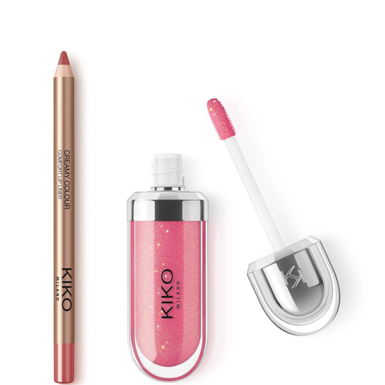 KIKO Milano 3D Hydra Lip Combo (Various Shades) - Watermelon Sugar