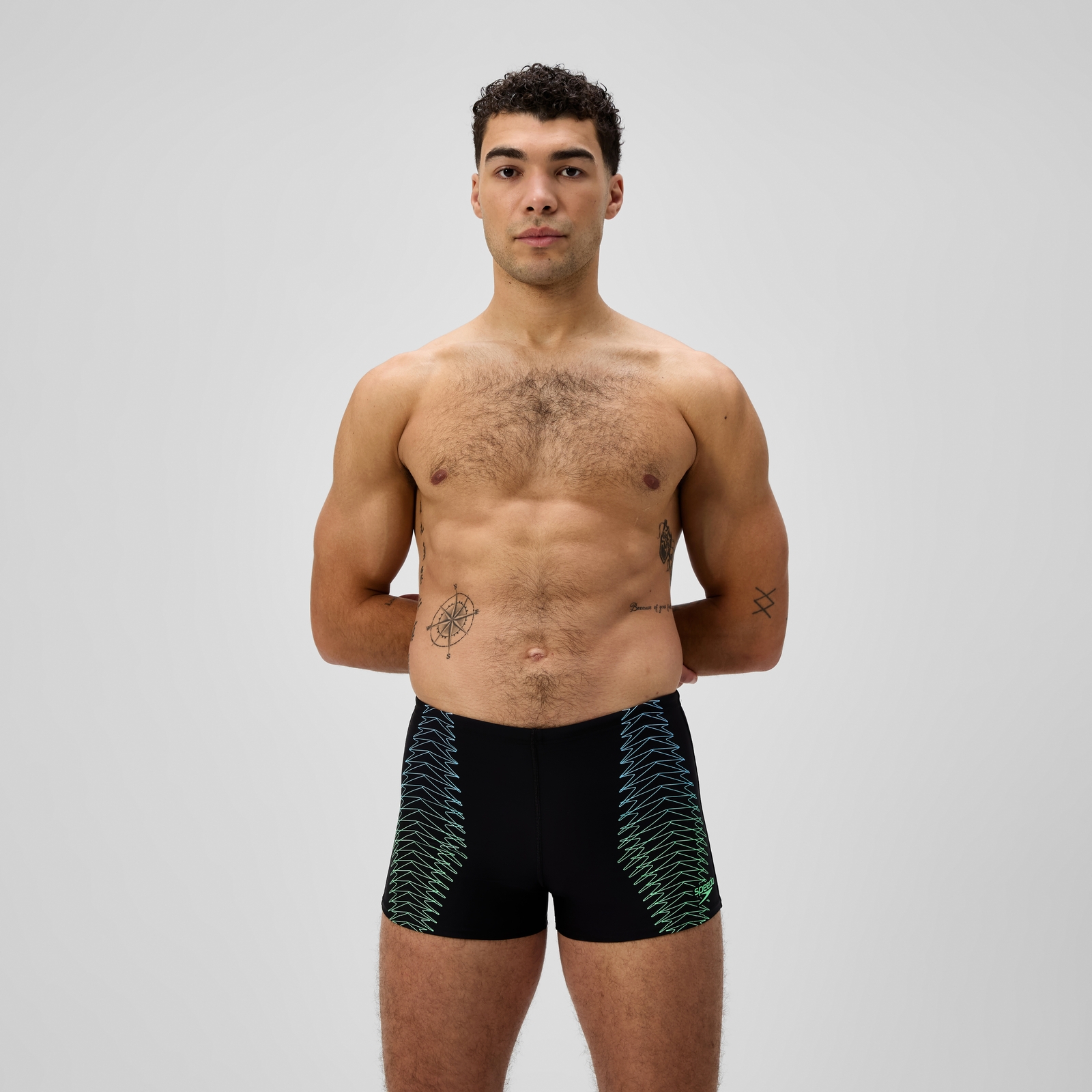 Men's Duo Logo Aquashort Black