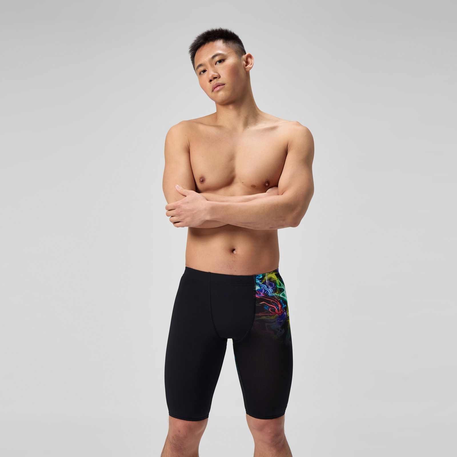 Men's Club Training Printed Jammer Black/Green