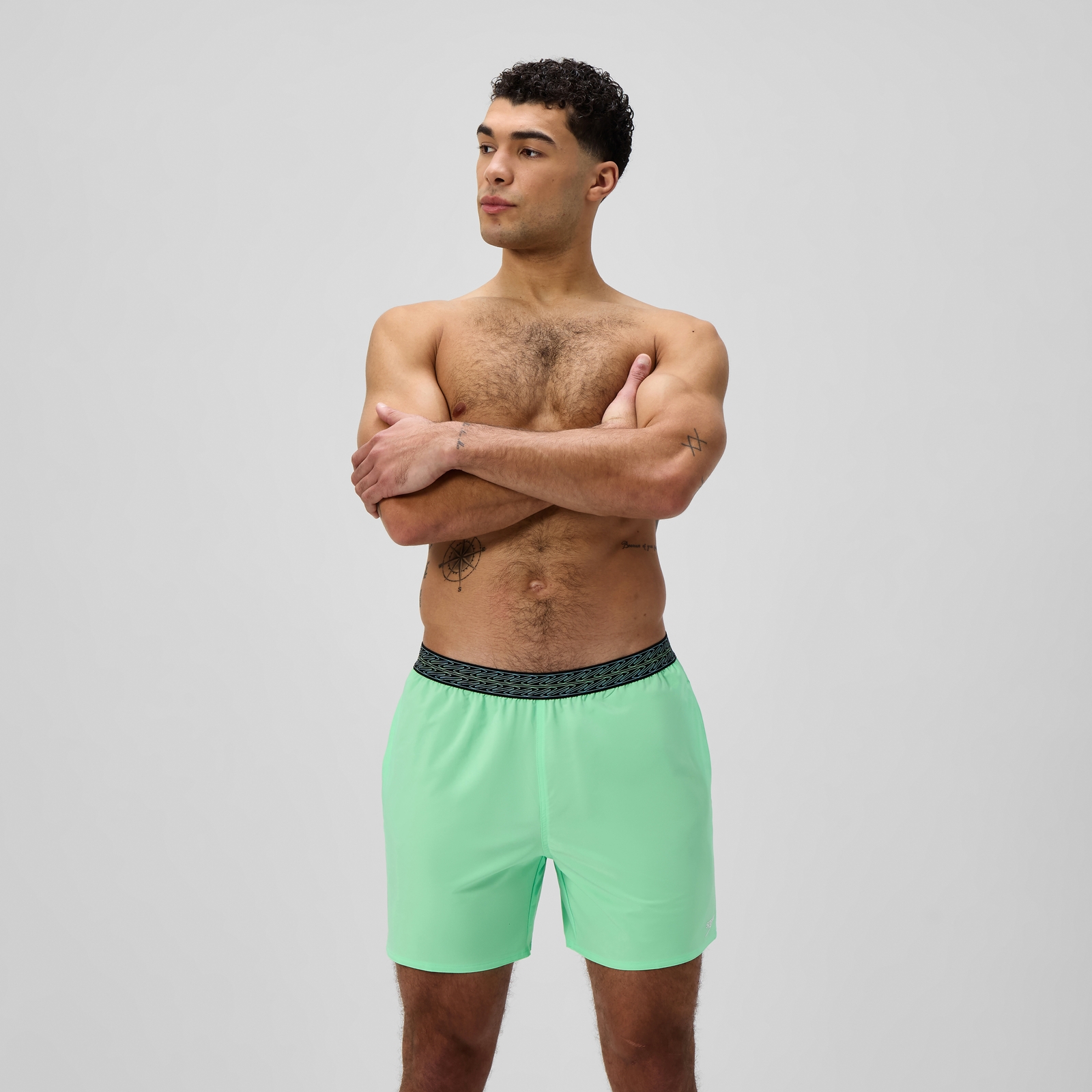 Men's Hyperboom Band 40cm Swim Shorts Green